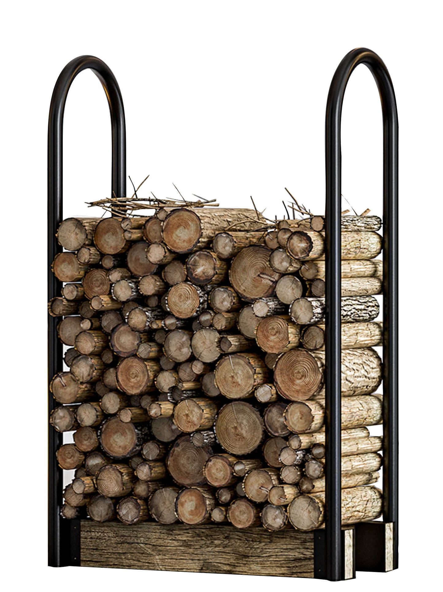 Fire Beauty Firewood Rack Log Holder,Log Storage Holder,Storage Rack,Firewood Stacker for Fireplace Indoor Outdoor(Adjustable)