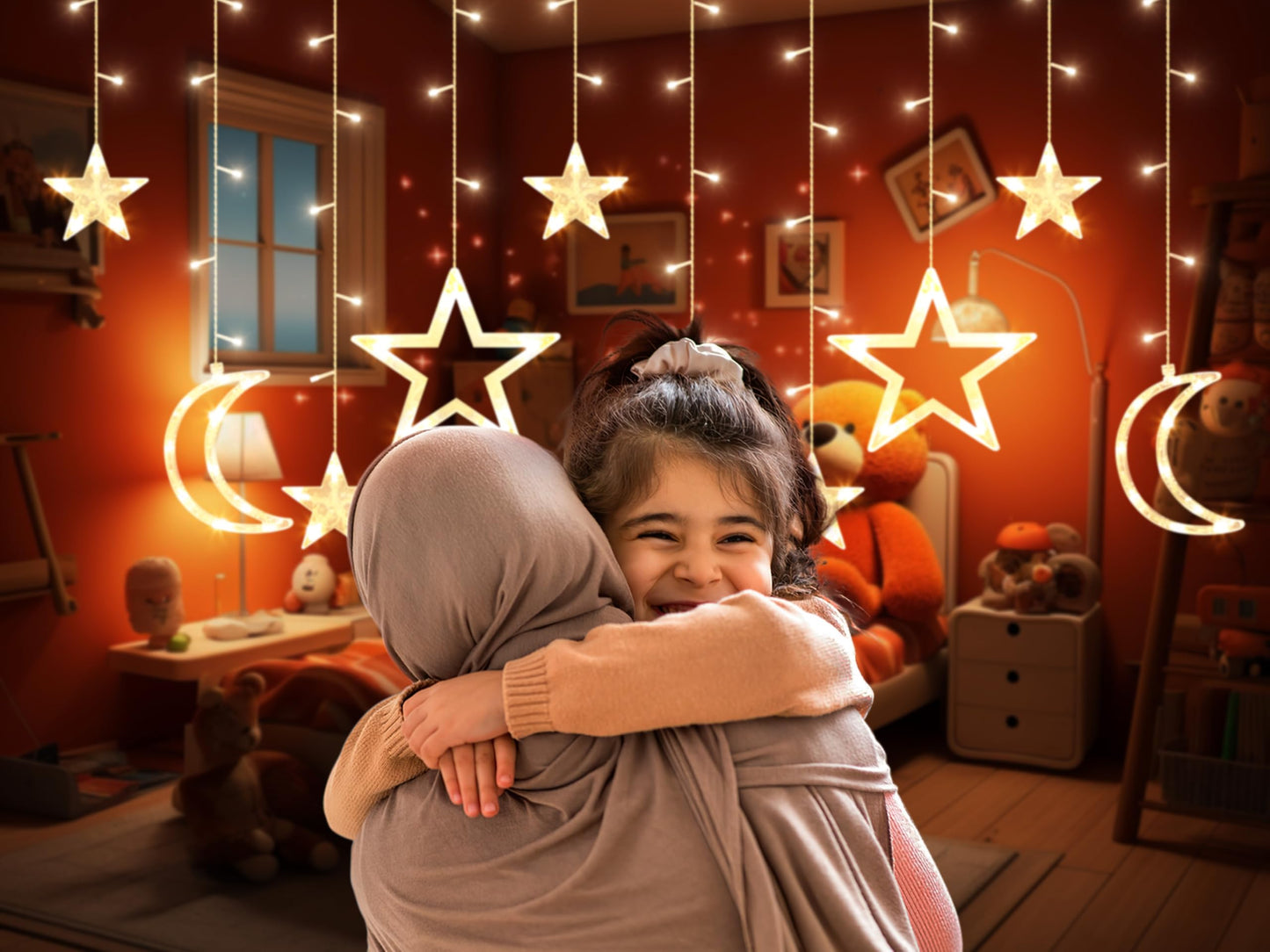 OLEEK Ramadan Lights Decorations - Ramadan Decorations for Home 2026 - Ramadan Decoration Lights - Ramadan Gifts for Kids - Ramadan Decor - Ramadan String Lights زينه رمضان - Ramadan led Lights