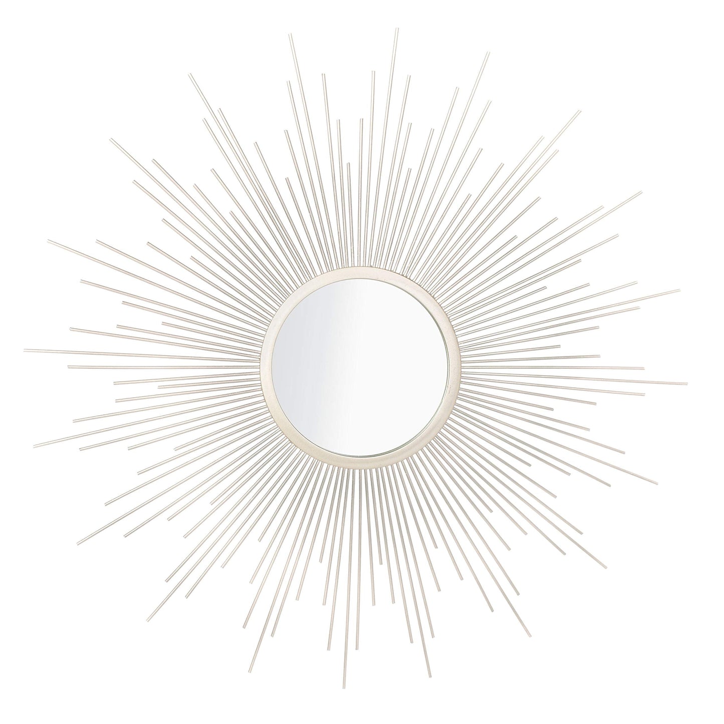 Safavieh Home Collection Alves 30-inch Champagne Sunburst Round Mirror