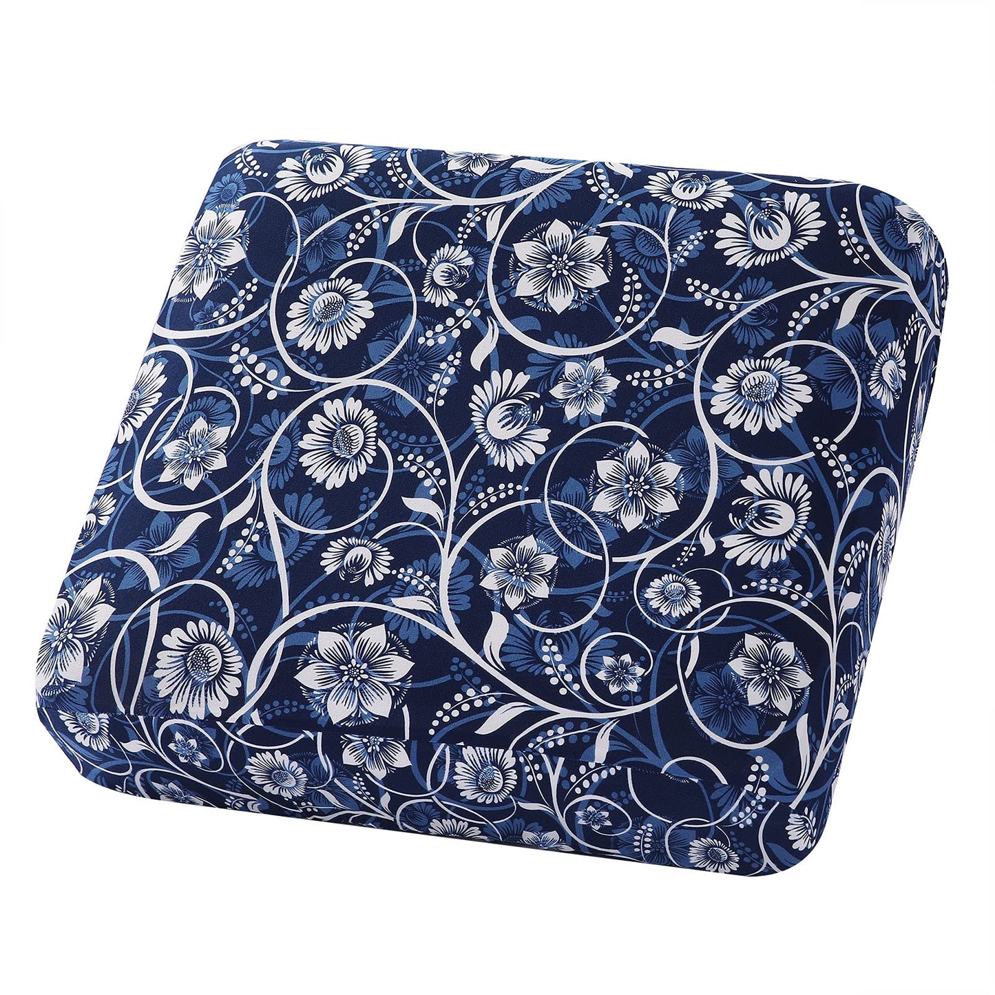 hyha Printed Couch Cushion Covers, Floral Sofa Covers Washable for Cushion Couch, Stretch Pattern Outdoor Cushion Covers for Patio Furniture with Elastic Bottom(Small, Baroque)
