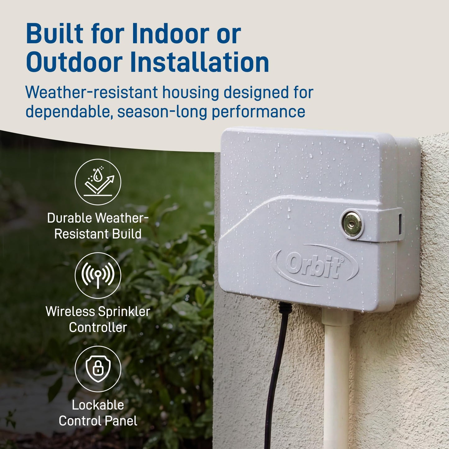 Orbit 57950 B-hyve 12-Zone Smart Indoor/Outdoor Sprinkler Controller