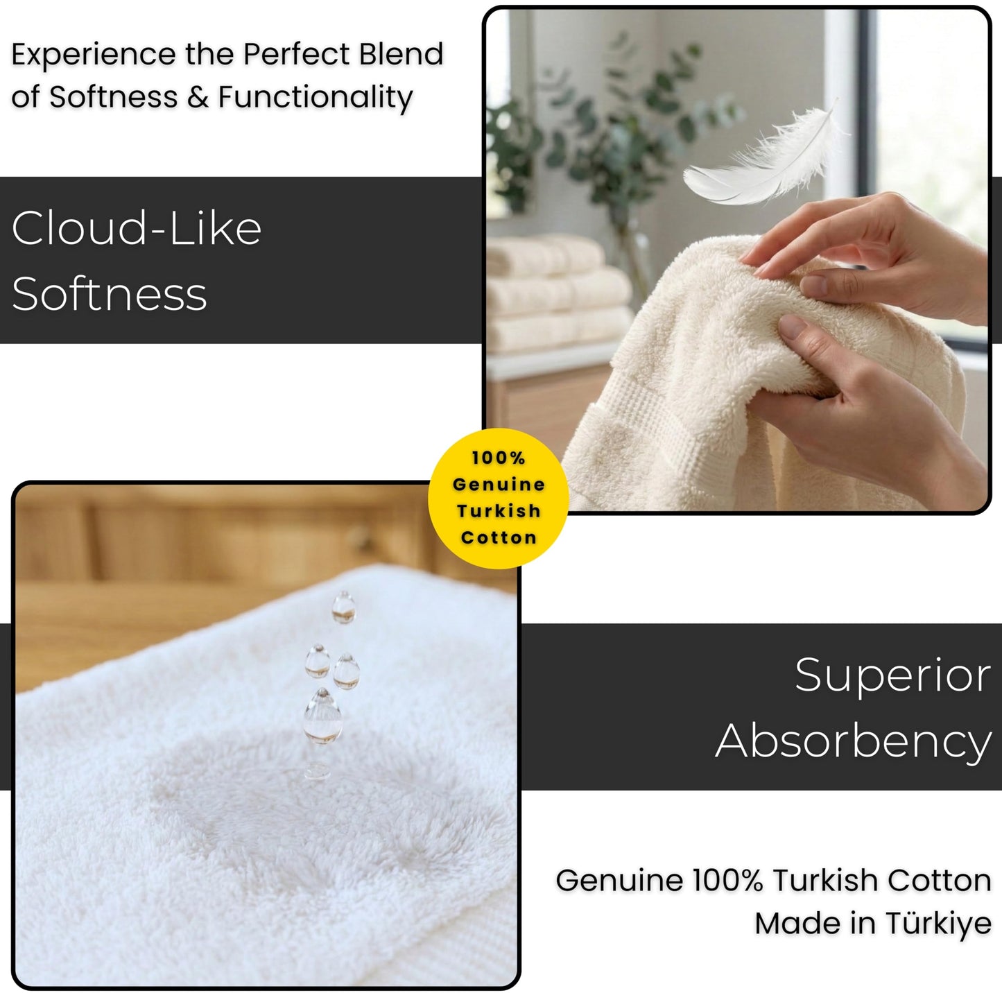 SALBAKOS Luxury 100% Turkish Cotton Bath Sheets 40x80 in Oversized Extra Large Bath Towels | Premium Hotel Quality Thick Soft Absorbent Turkish Towel for Spa Beach (Pack of 1, Gray, Jumbo Bath Sheet)