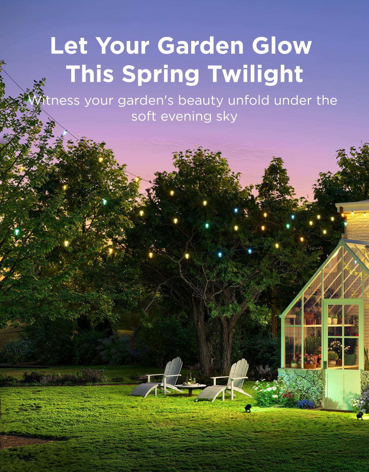 Govee Clear Bulb Outdoor String Lights, 96ft RGBWIC Dimmable Patio & Backyard Lights with 30 LED Bulbs, 111 Modes, IP67 Waterproof & Shatterproof, Works with Alexa, Google & Matter