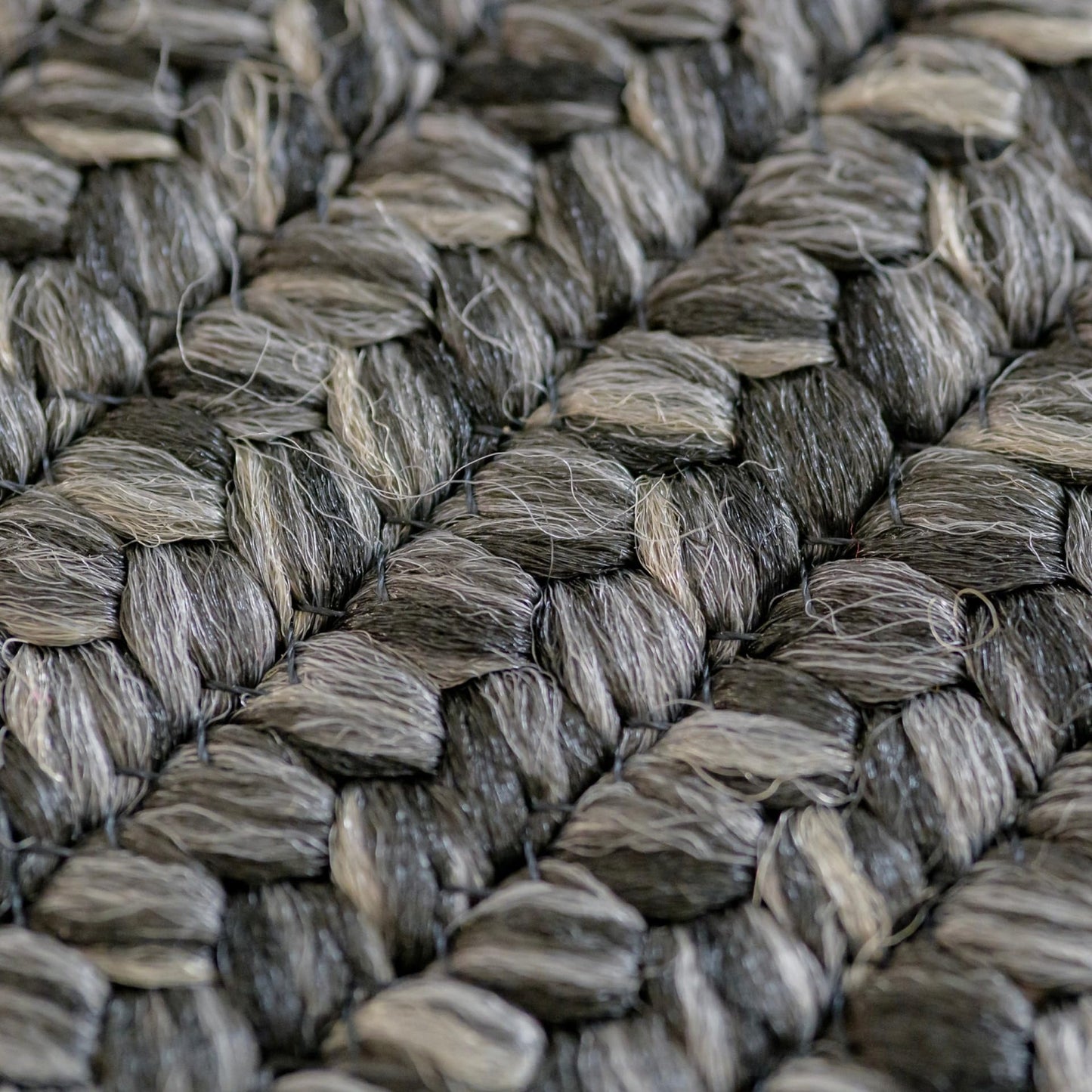 Black Small Braided Rug 27"x45" - Country Style Braided Rugs for Kitchen, Bathroom and Outdoor Entryways, Reversible, Soft, Machine Washable and Water Absorbing