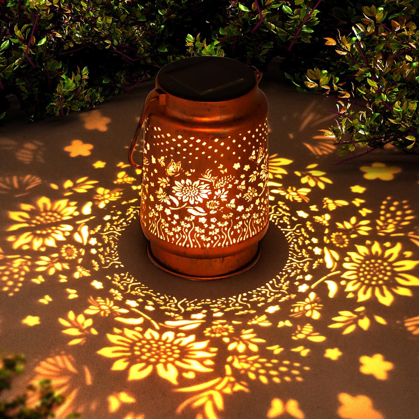 Solar Lanterns Outdoor Garden Decor,Sunflower Birthday,Retirement Gifts for Women, Mom, Grandma, Friend, Thanksgiving, Decorative Waterproof Hanging LED for Yard, Patio, Lawn, Landscape, Backyard