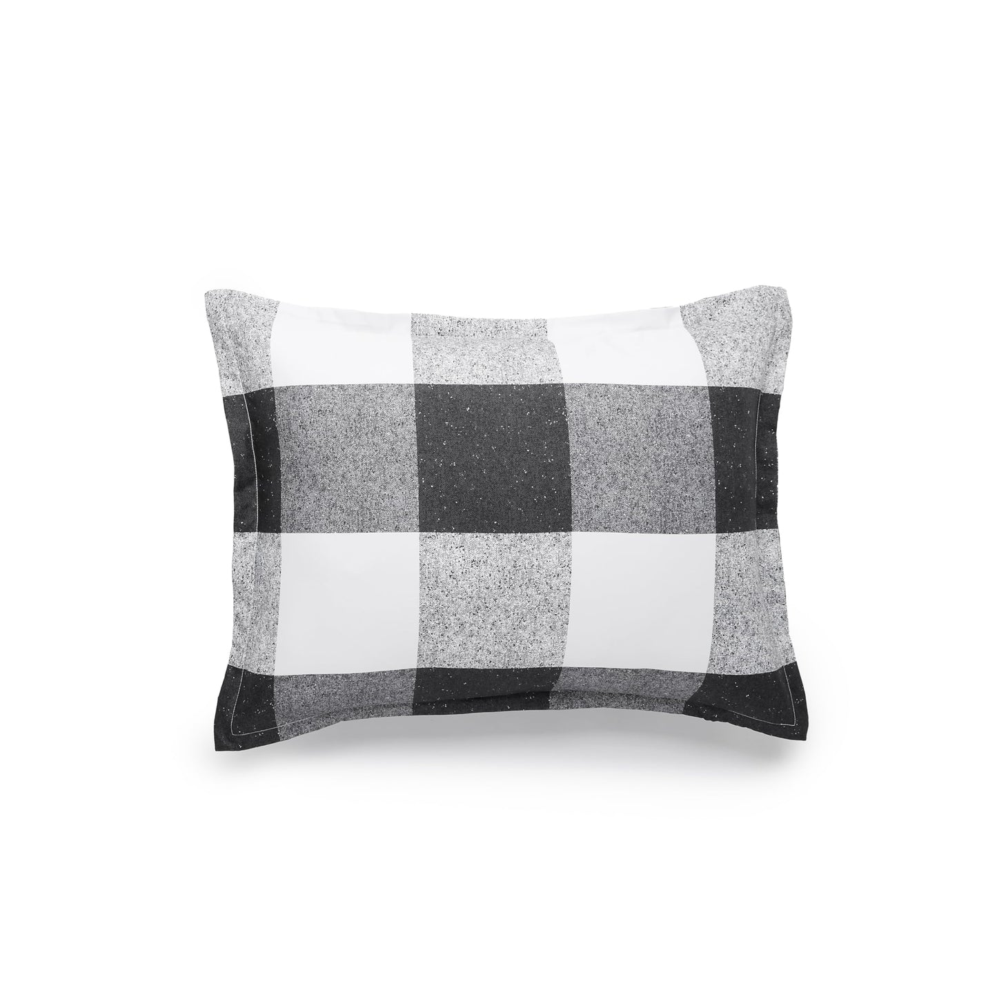 Amazon Basics Lightweight Microfiber Comforter Set, 2-Piece, Twin/Twin XL, Black/White Checkerboard