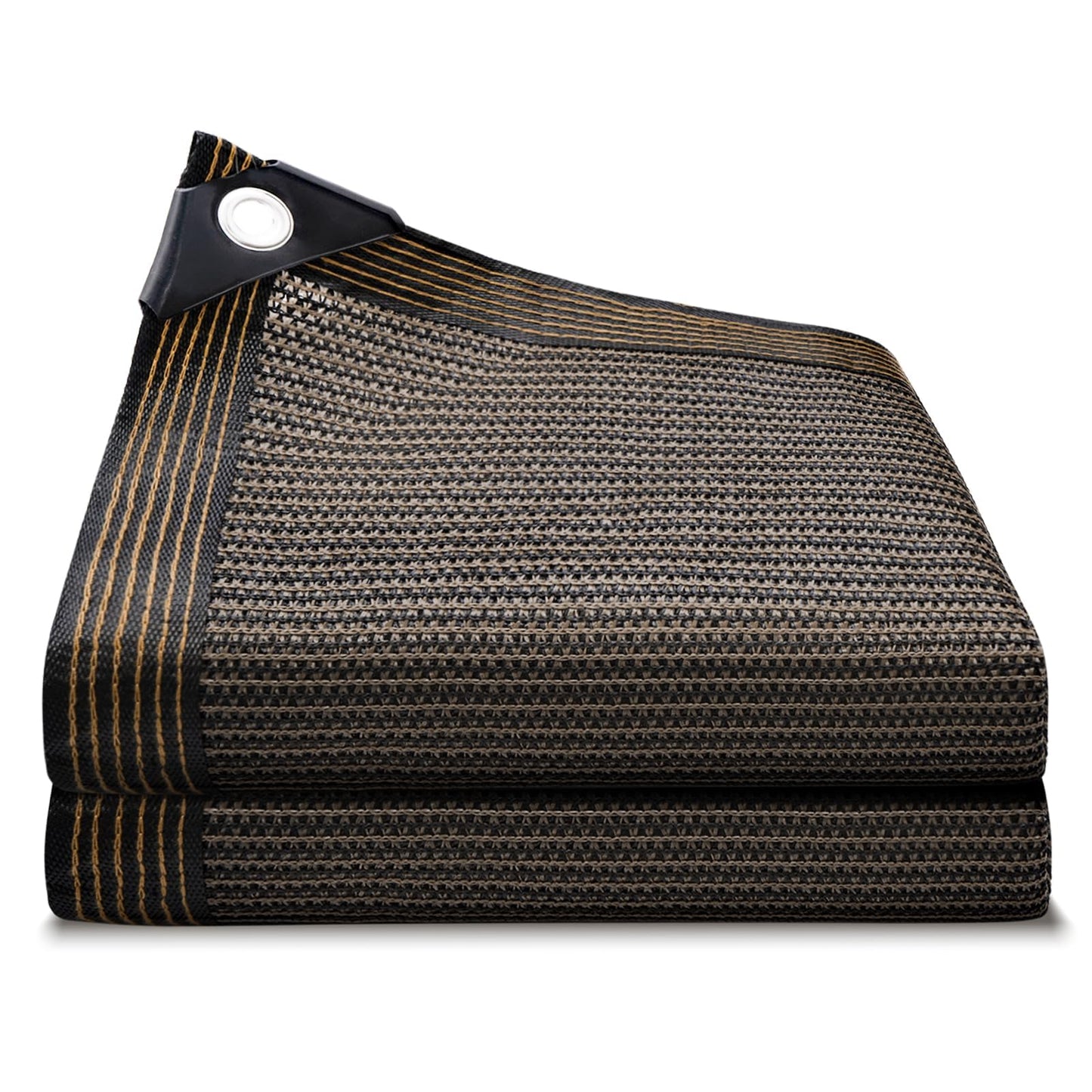90% Coffee Shade Cloth, 10x20FT Resistant Garden Sun Shade Net, Durable Mesh Shade Tarp with Reinforced Grommets for Greenhouse, Plant, Chicken Coop, Pergola, Swimming, Canopy，Patio，Garden