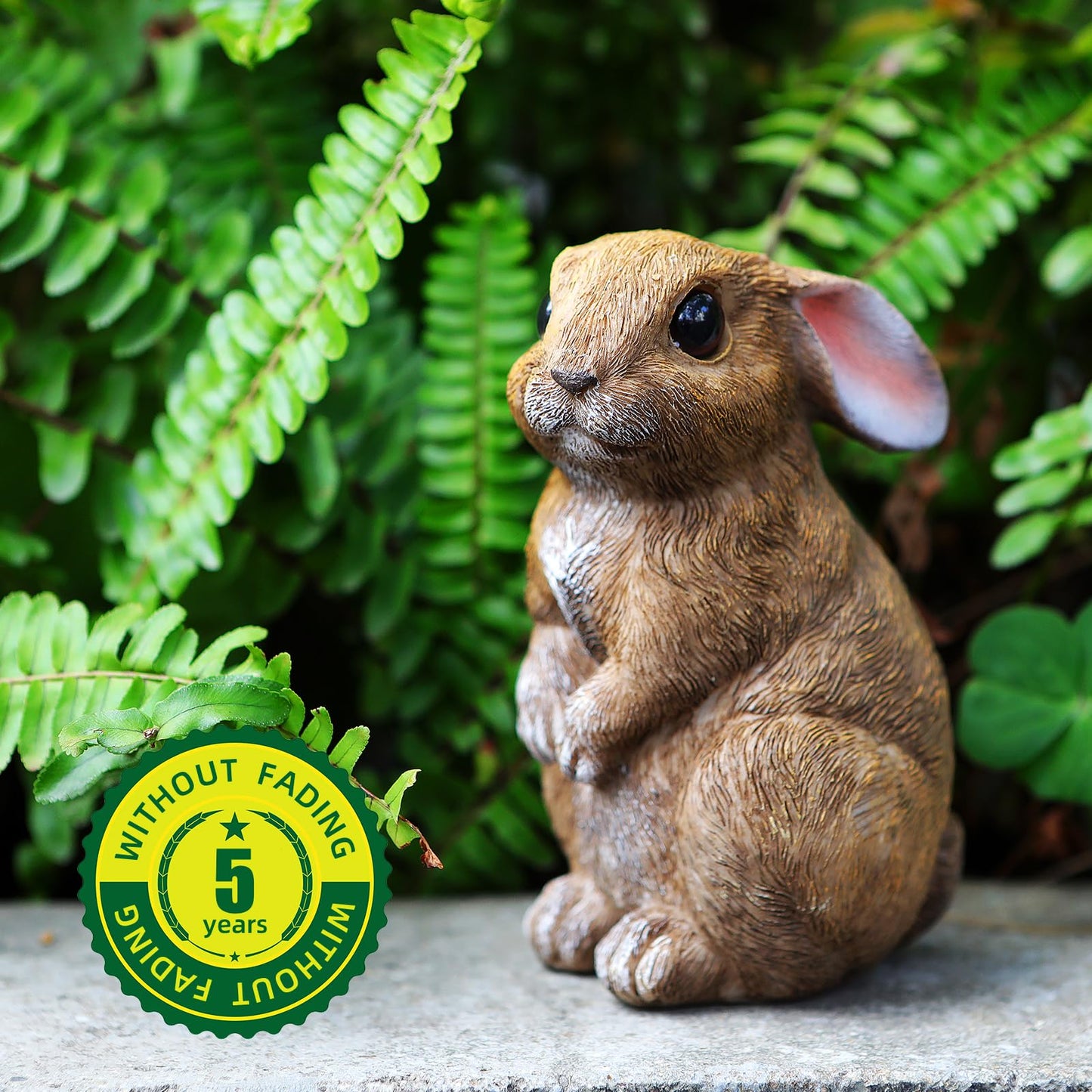 LEGIFO Bunny Decor Yard Decorations Outdoor Set of 3, Bunny Decorations for Home Garden Outdoor Statues, Easter Rabbit Figurines mom Gifts