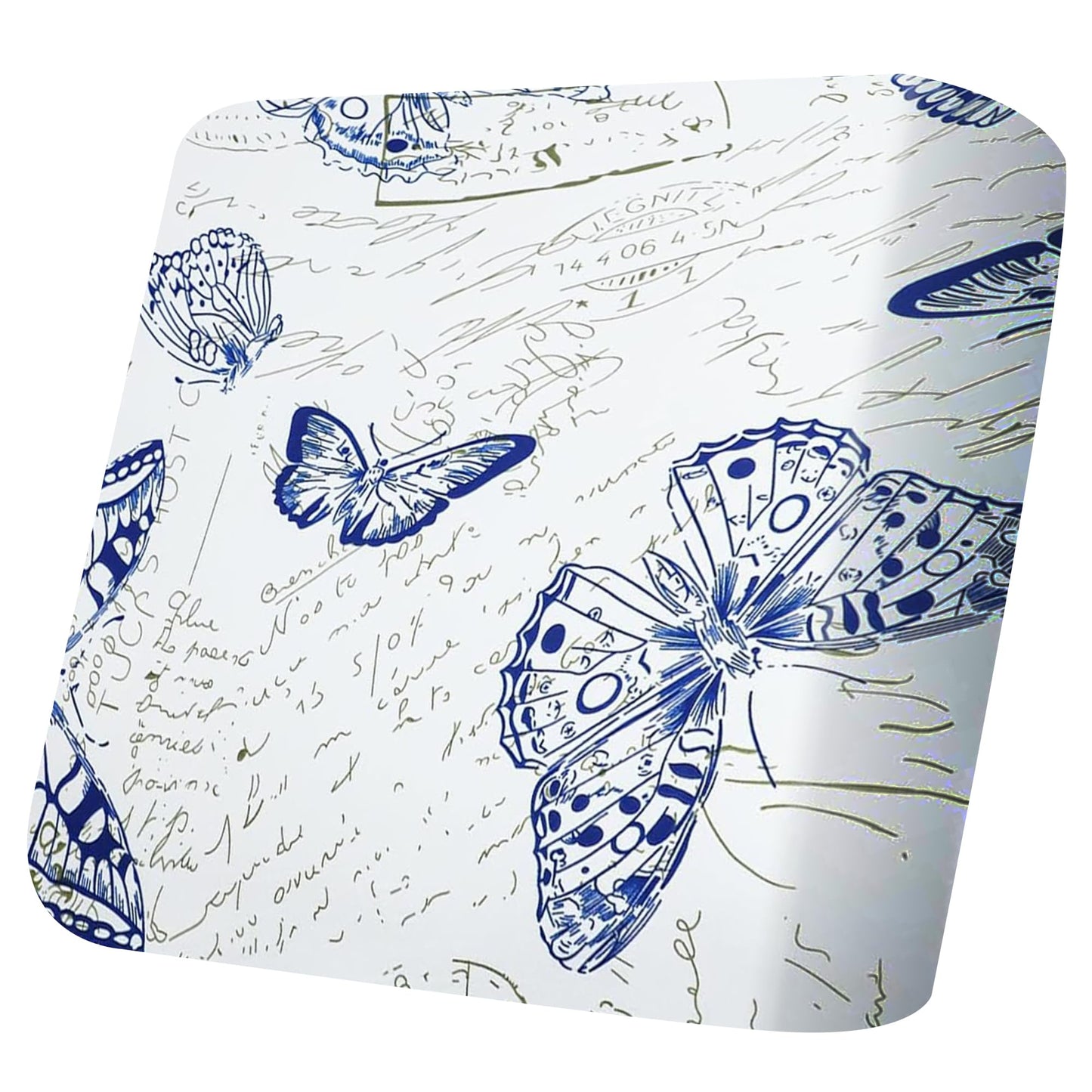 FORCHEER Printed Couch Cushion Cover Stretch Butterfly Slipcover for Sofas and Couch Cushions Indoor Washable 19-26 inch Long (1PC,Style 14)