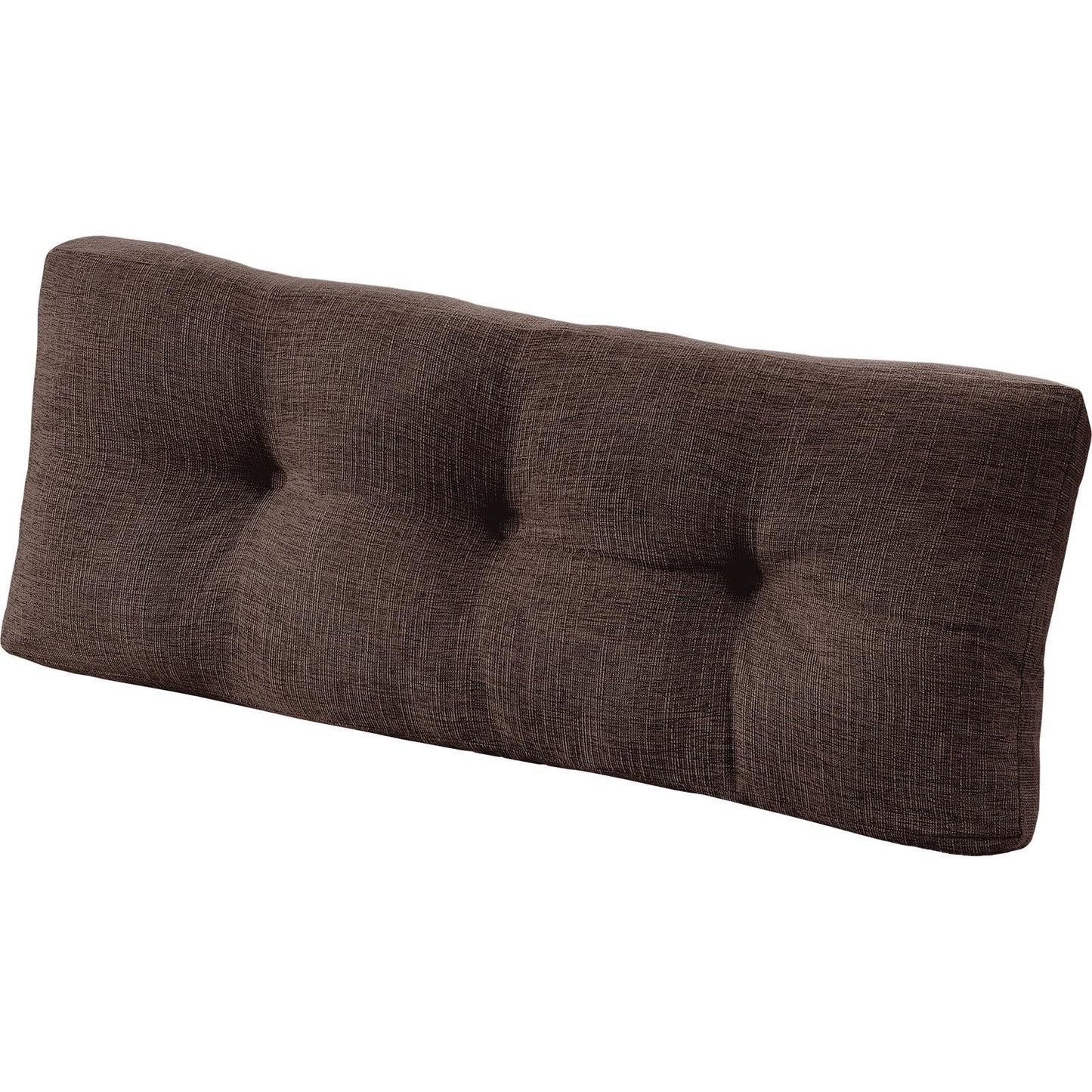 downluxe Indoor Bench Cushion for Indoor Furniture, Non-Slip Tufted Overstuffed Textured Foam Bench Seat Cushion, 36" X 14" X 4", Brown, 1 Pack