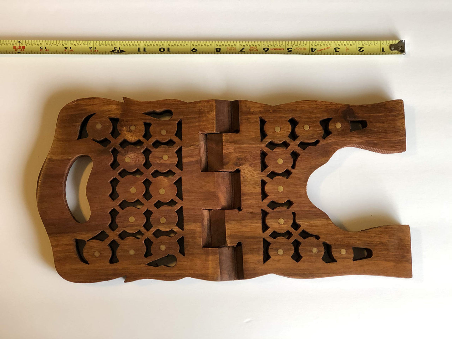YOUNI - Wooden Quran Folding Stand/Rahel/Holder Book. حامل قرآن خشبي (Medium 8" Height X 13" Wide)