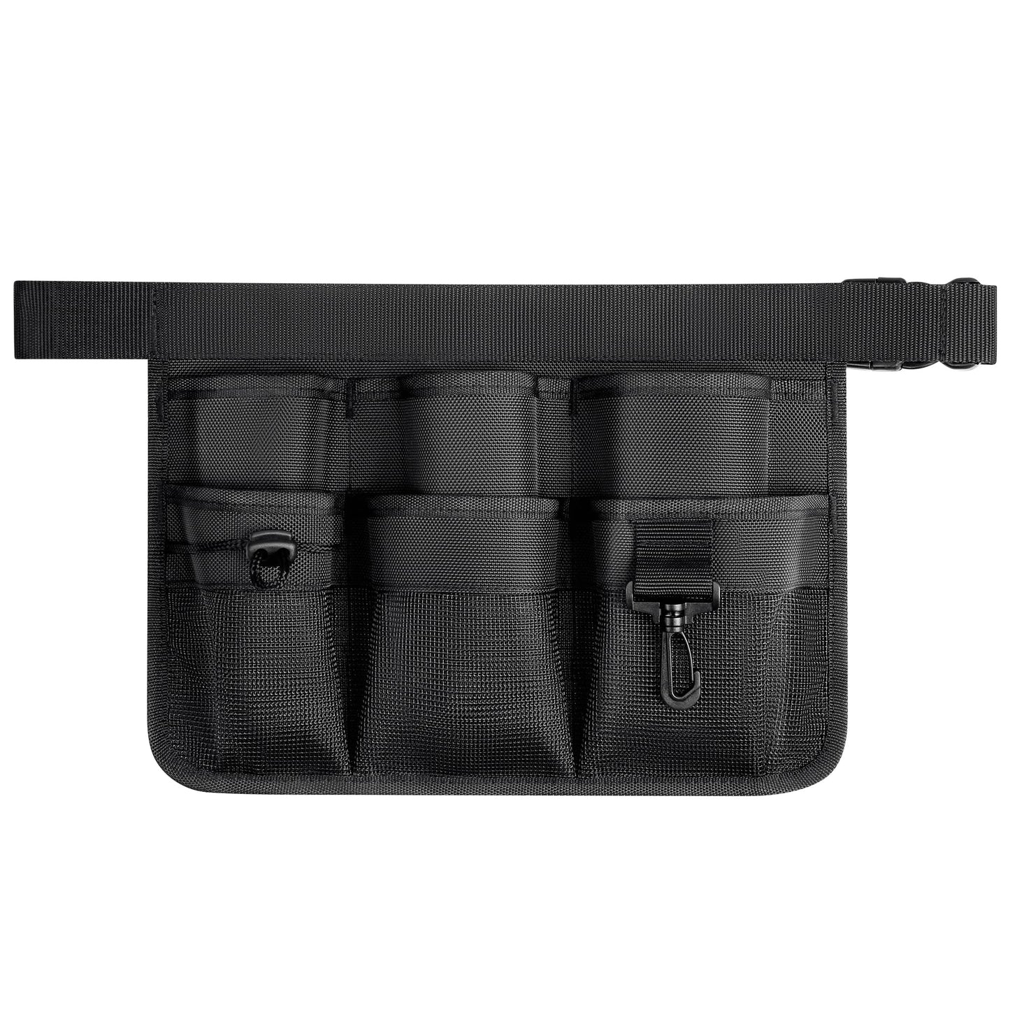 WINHUNT Garden Apron for Women, Adjustable Tool Belt with 8 Pockets - Heavy Duty Oxford Work Belt for Gardening, Construction (Black)