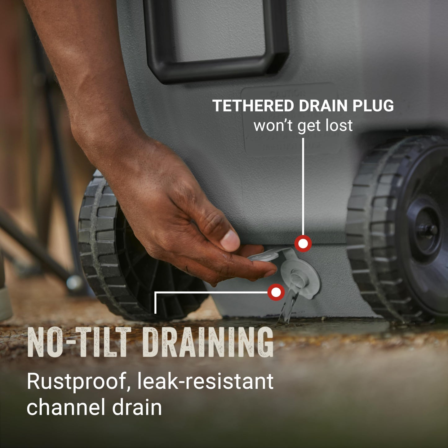 Coleman Classic Series Insulated Portable Rolling Cooler with Wheels, Leak-Resistant Outdoor Hard Cooler Keeps Ice up to 5 Days, 62-Quart