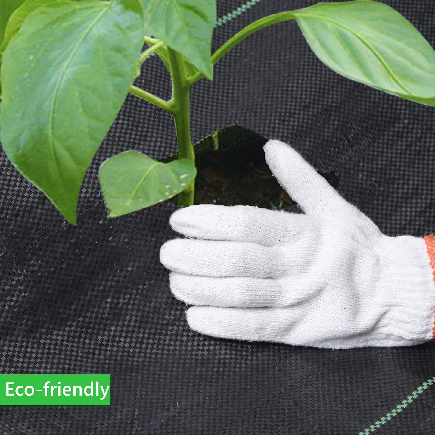 EXTRAEASY Weed Barrier Fabric 3.2oz Heavy Duty - 4ft x 300ft Landscape Fabric | Easy Install & Rugged Plastic Ground Cover Weed Barrier with UV Protection for Gardens, Landscaping Fabric