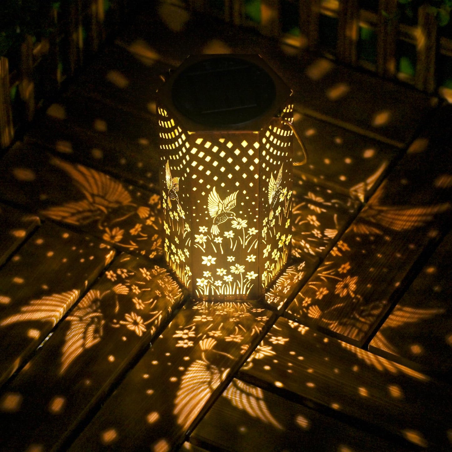 Mothers Day Gifts for Mom Grandma - Birthday Gifts for Women, Hummingbird Solar Lanterns Outdoor Waterproof, Garden Decor for Outside