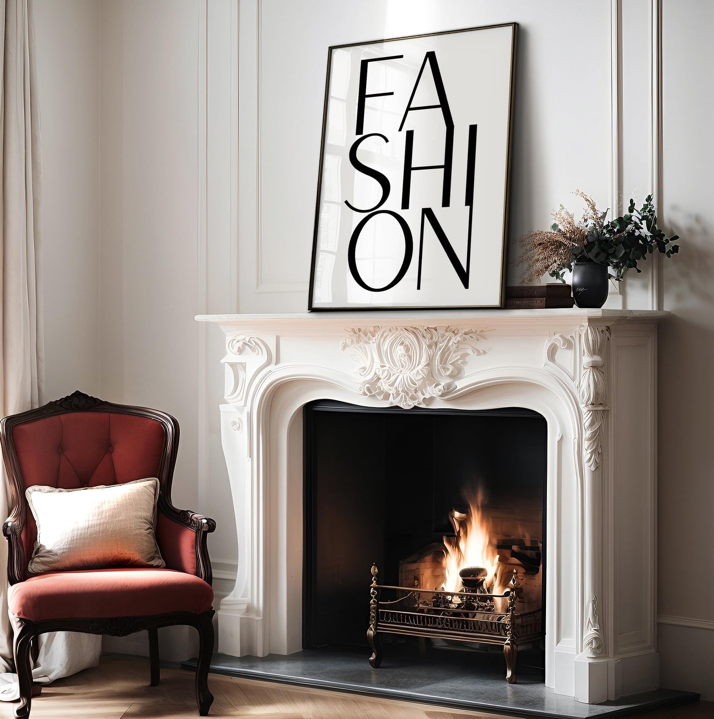 Poster Master Fashion Poster - Typography Print - Trendy Wall Art - Modern Art - Gift for Men, Women & Fashionista - Minimal Wall Decor for Living Room, Bedroom or Office - 11x14 UNFRAMED Wall Art