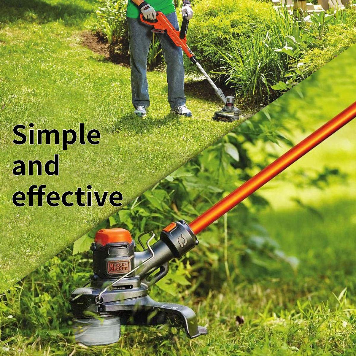 String Trimmer Line for Black and Decker Trimmer/Edger, AF-100, 6 Spools , 1 Cap , 1 Spring