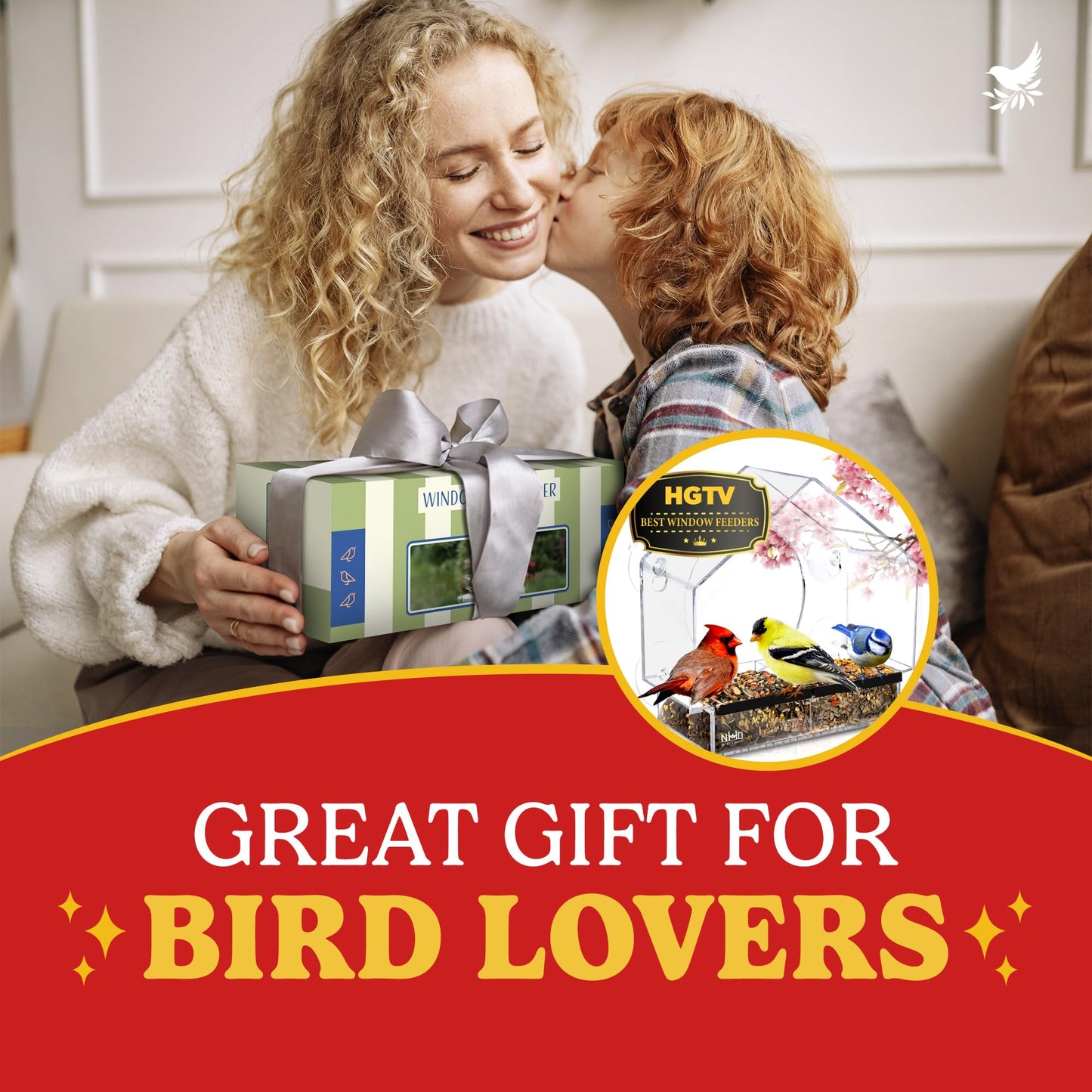 Clear Bird Feeders for Window Viewing Inside - Window Bird House Feeder with Suction Cups - Balcony Birdhouse Feeder with Tray - Easy to Use for Wildlife Lovers, Birding, Kids, Cat, & Elderly