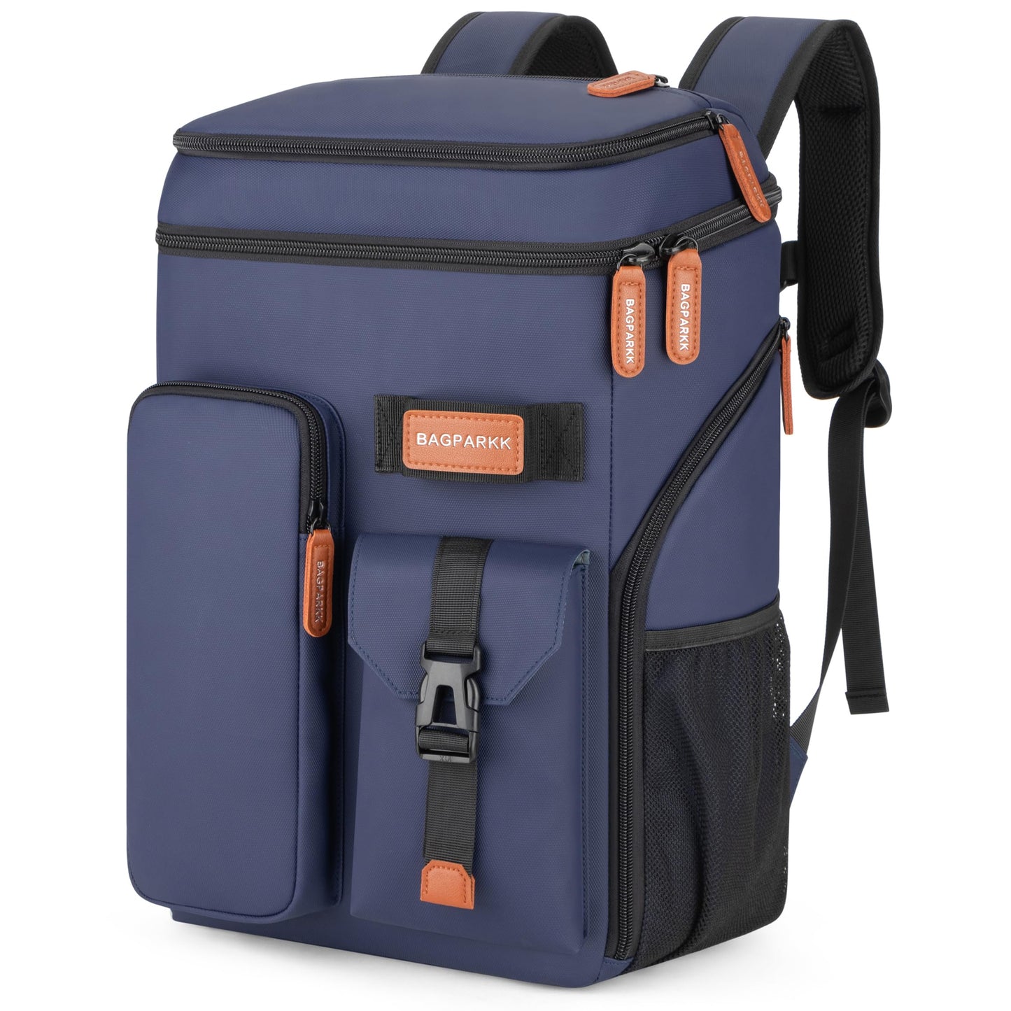 Insulated Cooler Backpack,45 Cans Multifunctional Double Deck Leakproof Cooler Bag with Sternum Strap,Large Capacity Lightweight Travel Camping Beach Backpack Cooler Ice Chest for Men Women