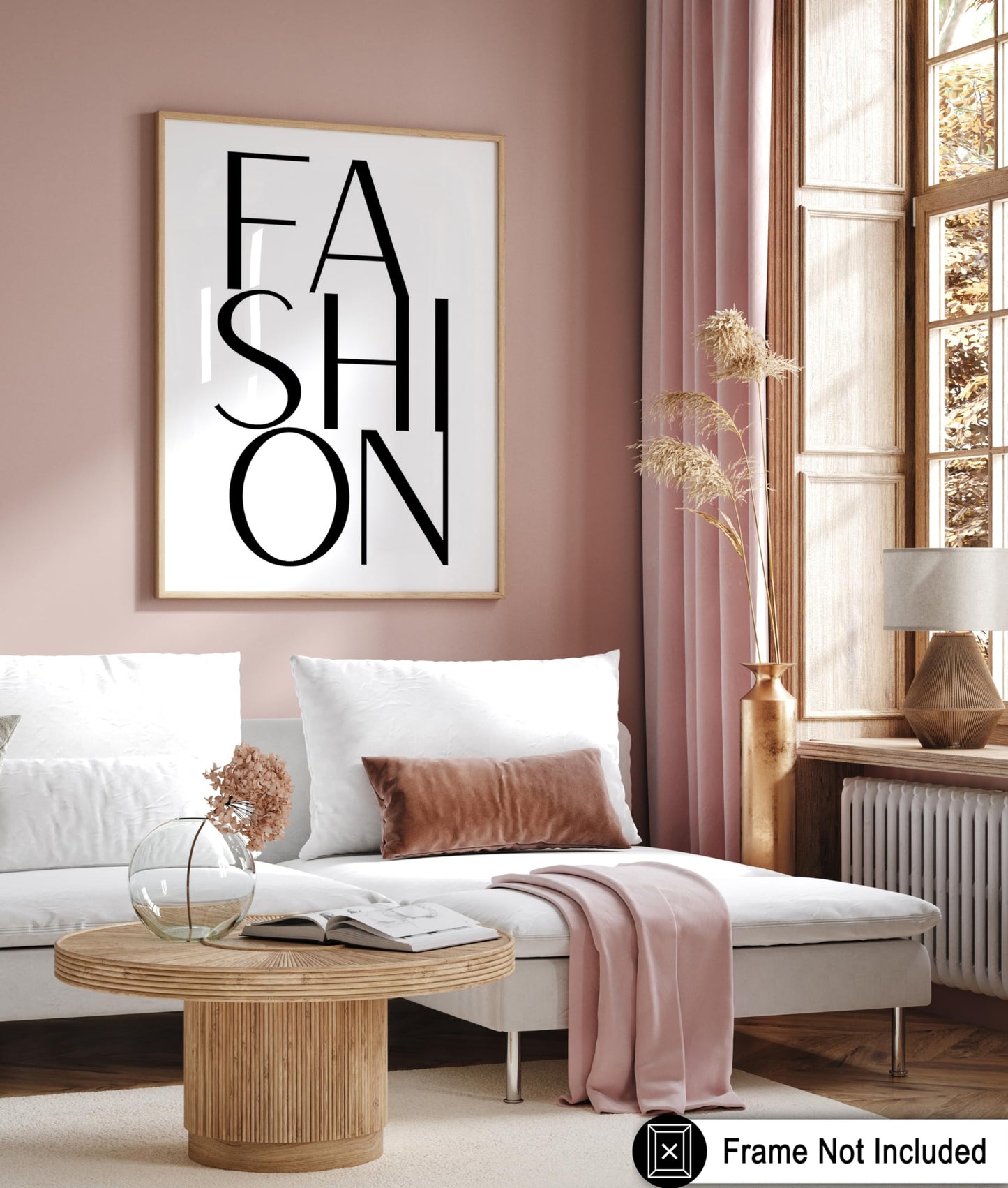 Poster Master Fashion Poster - Typography Print - Trendy Wall Art - Modern Art - Gift for Men, Women & Fashionista - Minimal Wall Decor for Living Room, Bedroom or Office - 11x14 UNFRAMED Wall Art