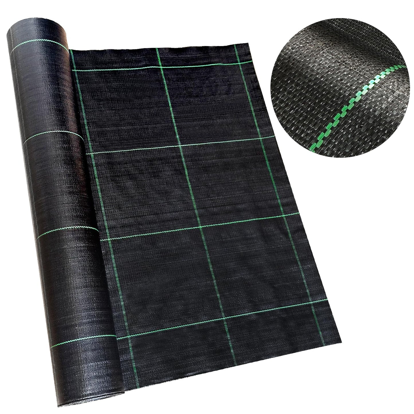 Vanver 4ft x 300ft Landscape Fabric -Heavy Duty Weed Barrier Fabric for Landscaping, Weed Blocker Cloth,Geotextile Fabric for Garden, Driveway & Ground Cover, Garden Weed Mats,Grid Design