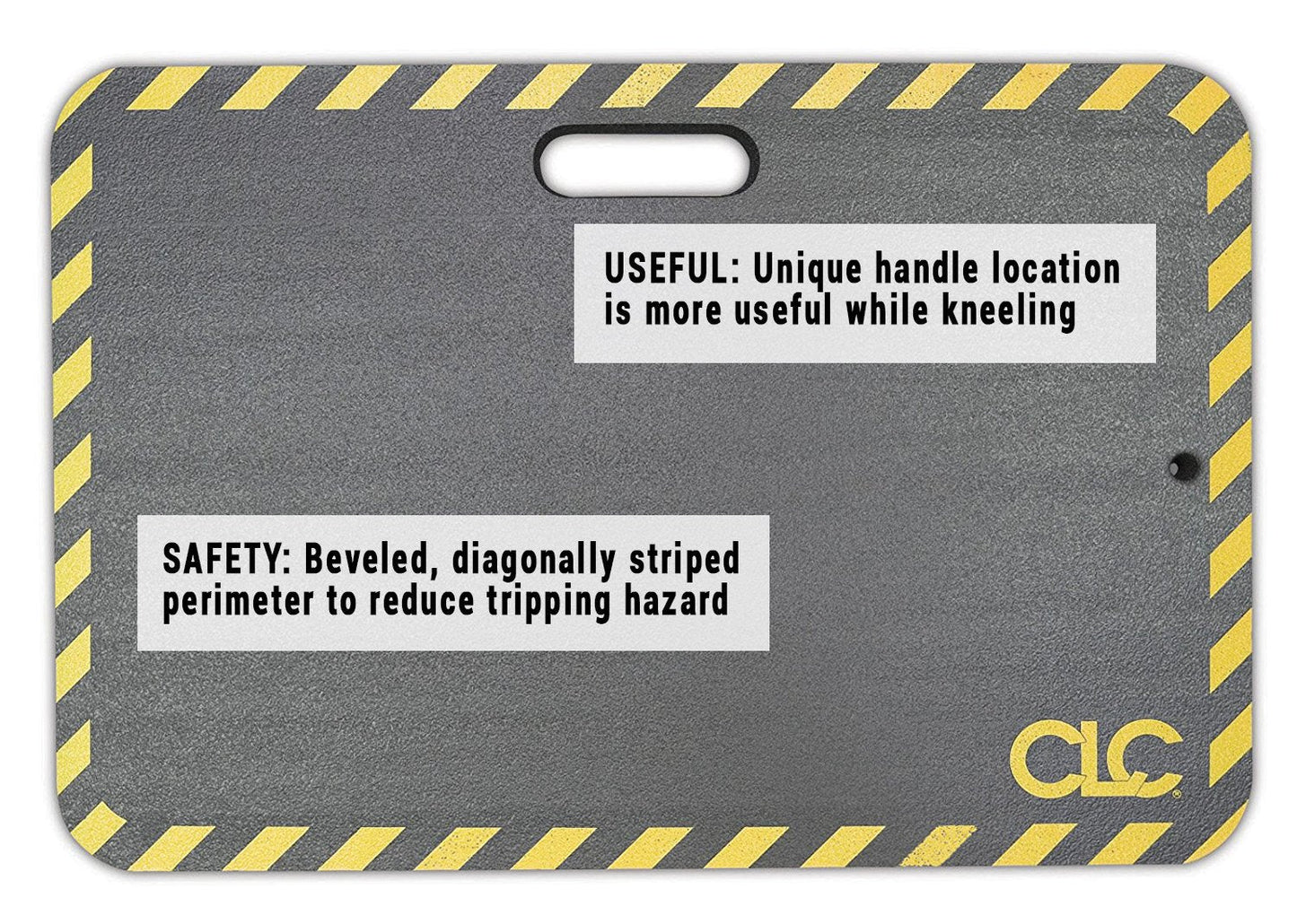 Custom Leathercraft CLC 302 Medium Shock Absorption Kneeling Pad, 14 x 21-Inch,Black