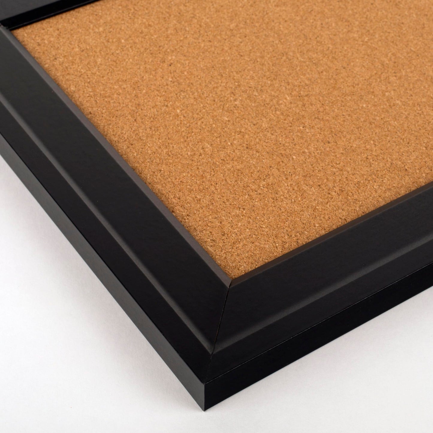 Quartet Cork Bulletin Board, Framed Corkboard, 11” x 17”, Black Frame, Message Board (79279)