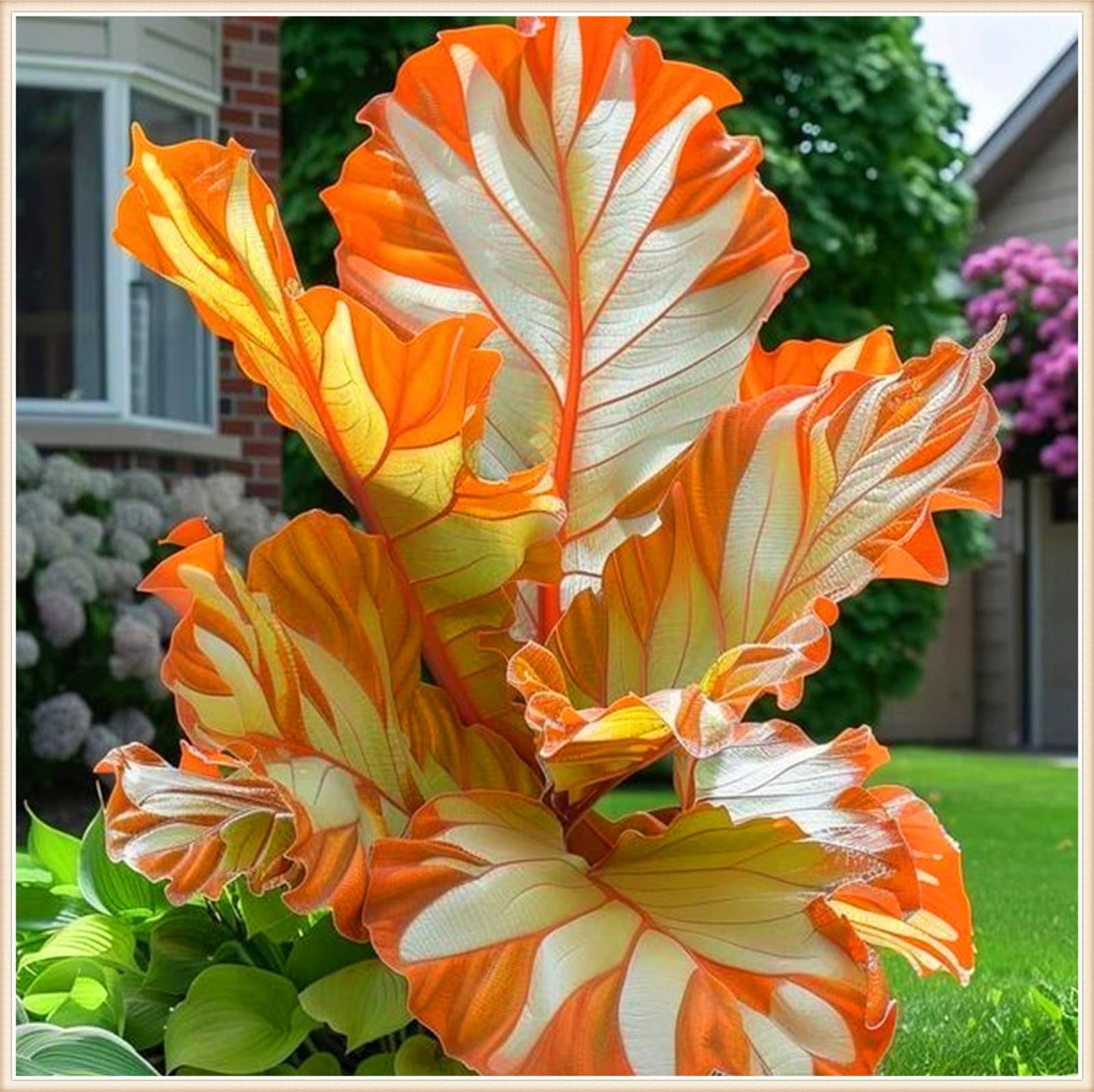 XKJHWSZ Elephant Ear for Planting - Magical Hardy Balcony Rare Species Ornamental Value m (d, 2bulbs)