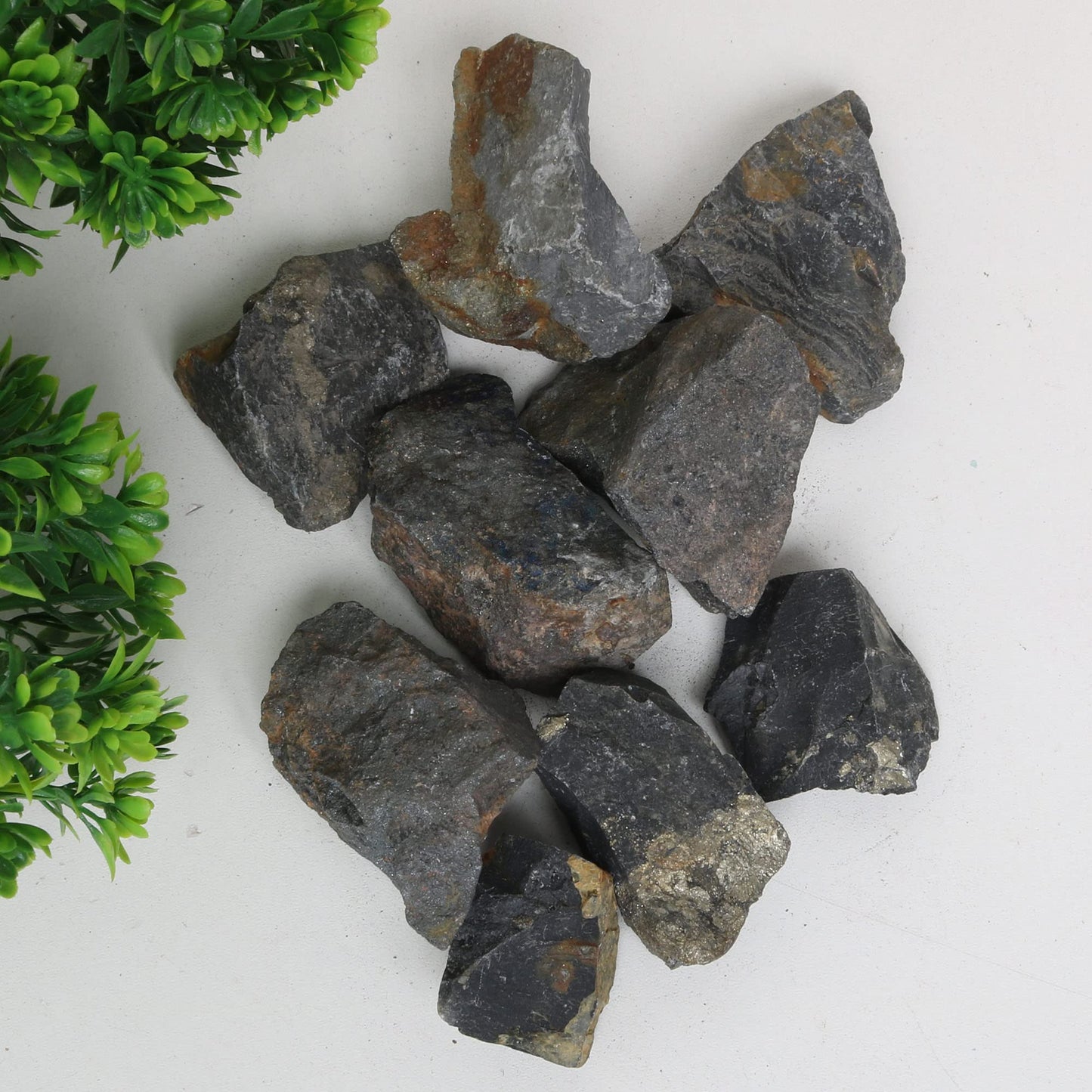 REAL-GEMS Natural Raw Healing Crystals Rough Stones for Tumbling, Cabbing, Polishing, Wire Wrapping, Wicca & Reiki Crystal Healing, Mix Gemstones,7 Chakra (Golden Pyrite)