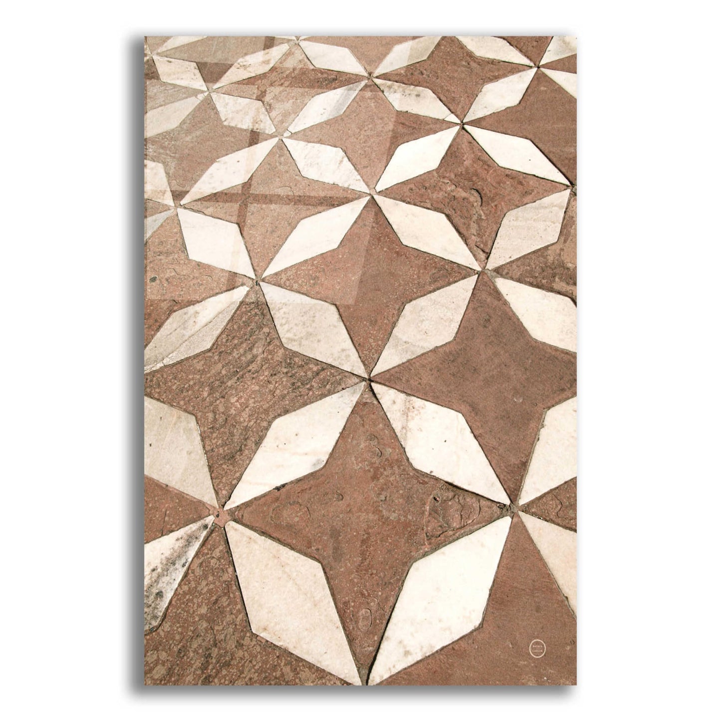Epic Art 'Mosaic III' by Nathan Larson, Acrylic Glass Wall Art, 16"x24"