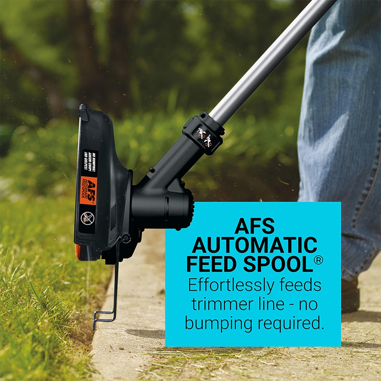BLACK+DECKER 40V MAX 13 in String Trimmer Edger Cordless with Adjustable Telescoping Pole, 2 in 1 Weed Wacker Lawn Edger, Includes Battery and Charger (LST136)