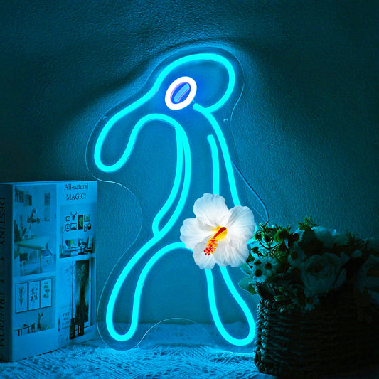 Bkuupau Neon Sign, Neon Signs for Wall Decor - Dimmable LED Light Signs Home Decor for Bedroom, Man Cave, Gaming Room, Party, Club, Bar Decoration - Christmas Halloween Easter Gift