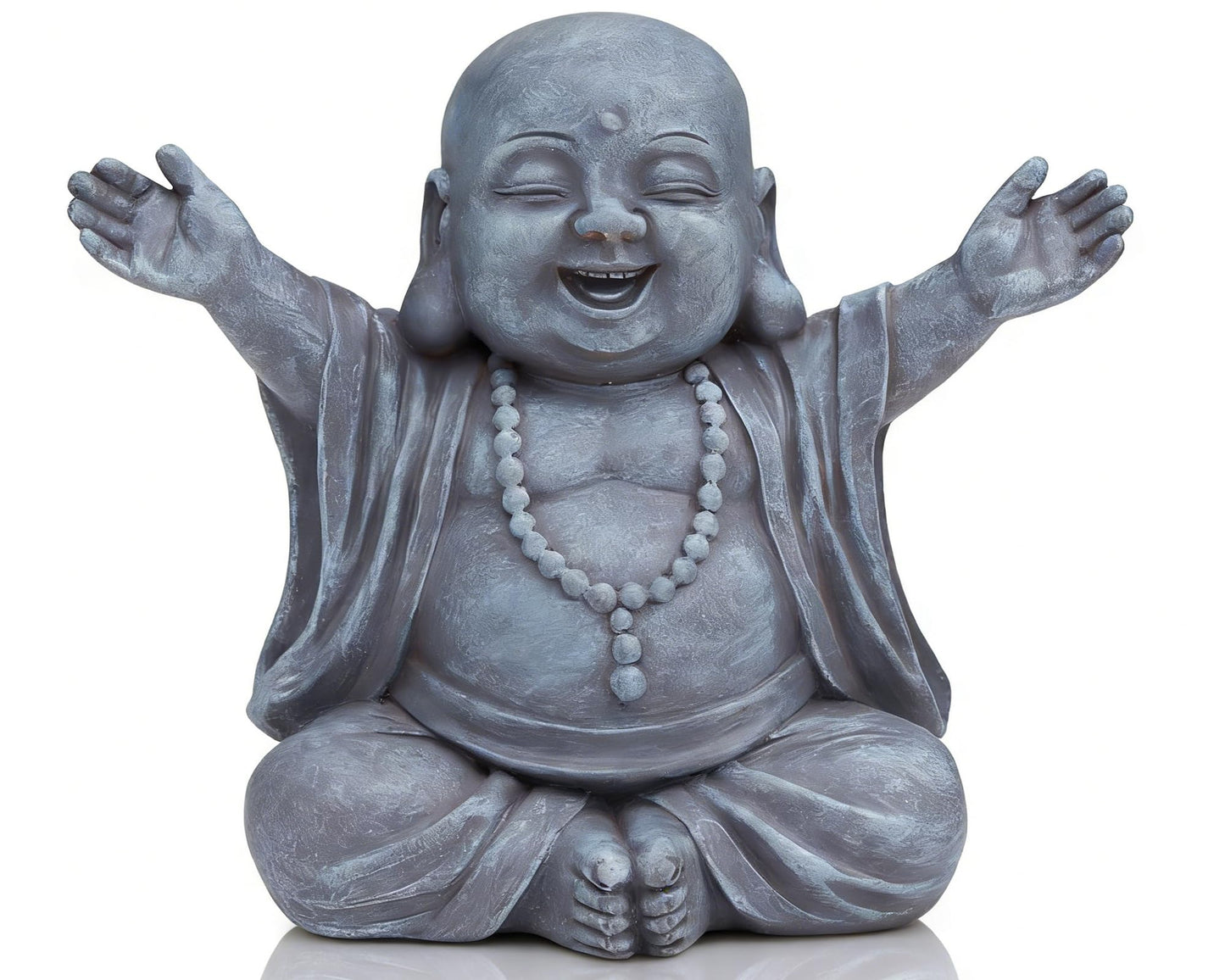 AMOIENSIS Laughing Buddha Statue for Zen Space, Relieve Stress Zen Atmosphere for Indoor/Outdoor Feng Shui Decoration