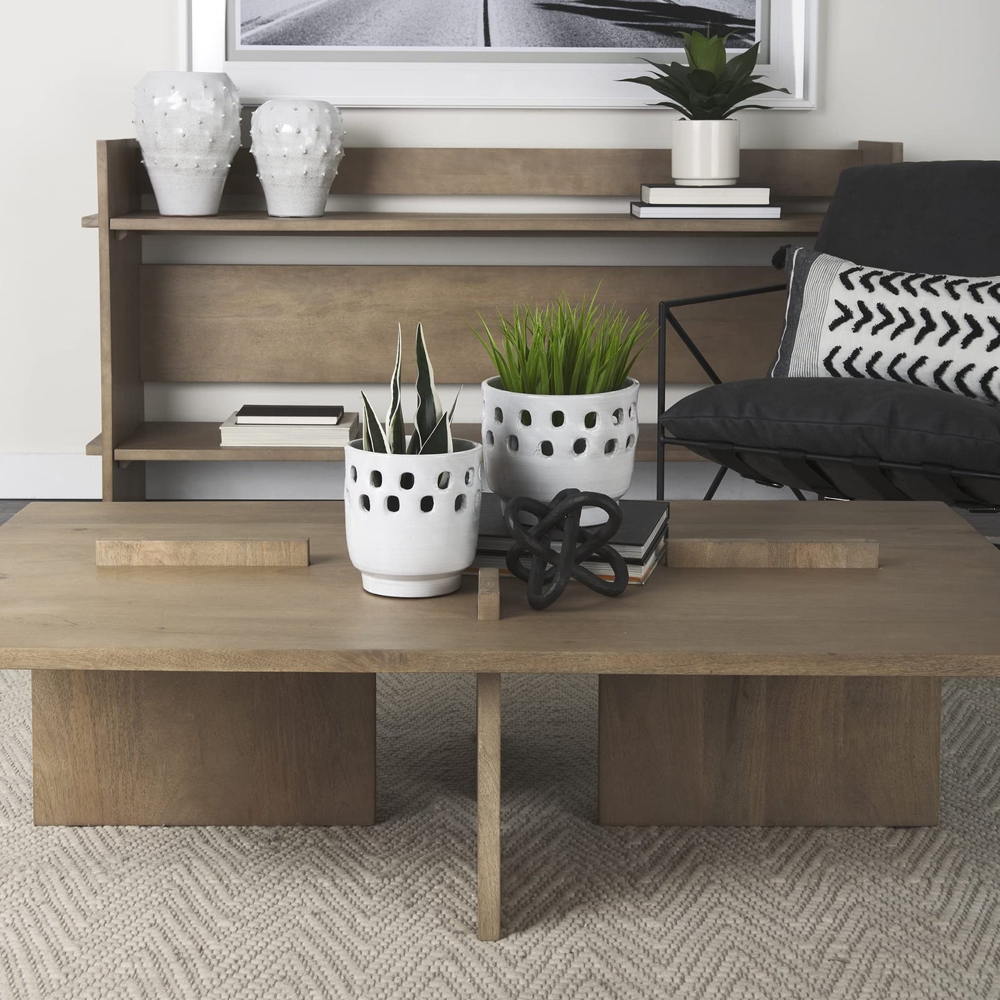 Mercana 67815 Decorative Object, Matte Black
