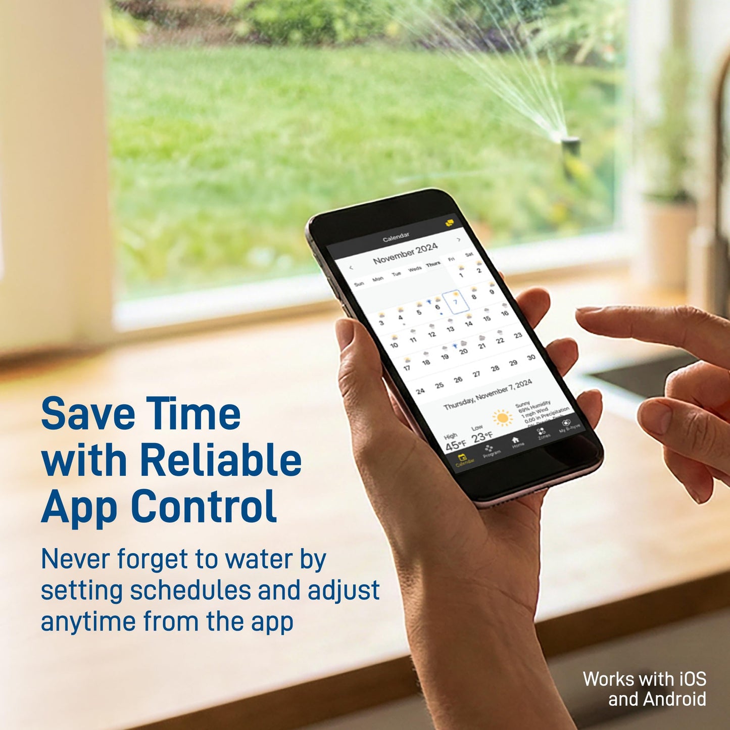 Orbit 57925 B-hyve 8-Zone Smart Indoor Sprinkler Controller