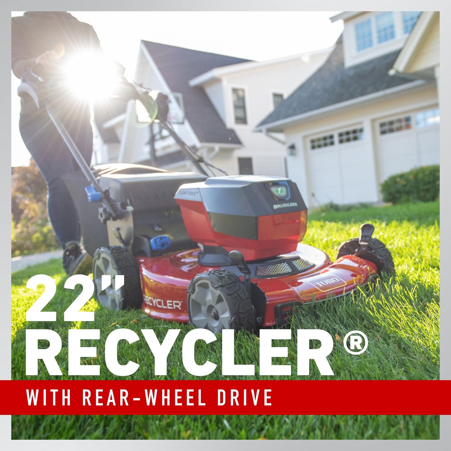 Toro 60V MAX* 22 in. Recycler® w/Personal Pace® Lawn Mower - Battery/Charger Not Included