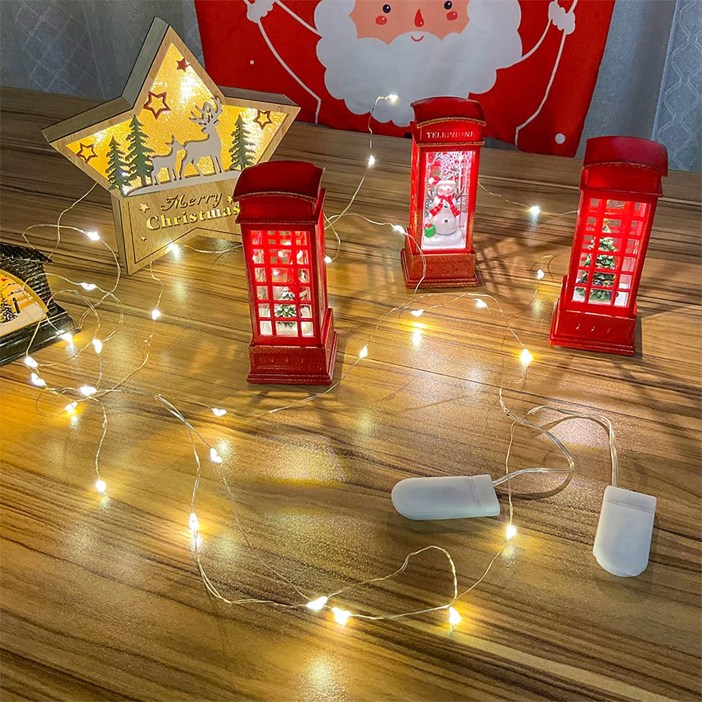 Etinga 12-Pack Fairy String Lights, 7ft 20 LEDs Each, Battery Operated Copper Wire Lights, Warm White Decorative Lights for Wedding, Party, Christmas, Holiday Décor & DIY Crafts