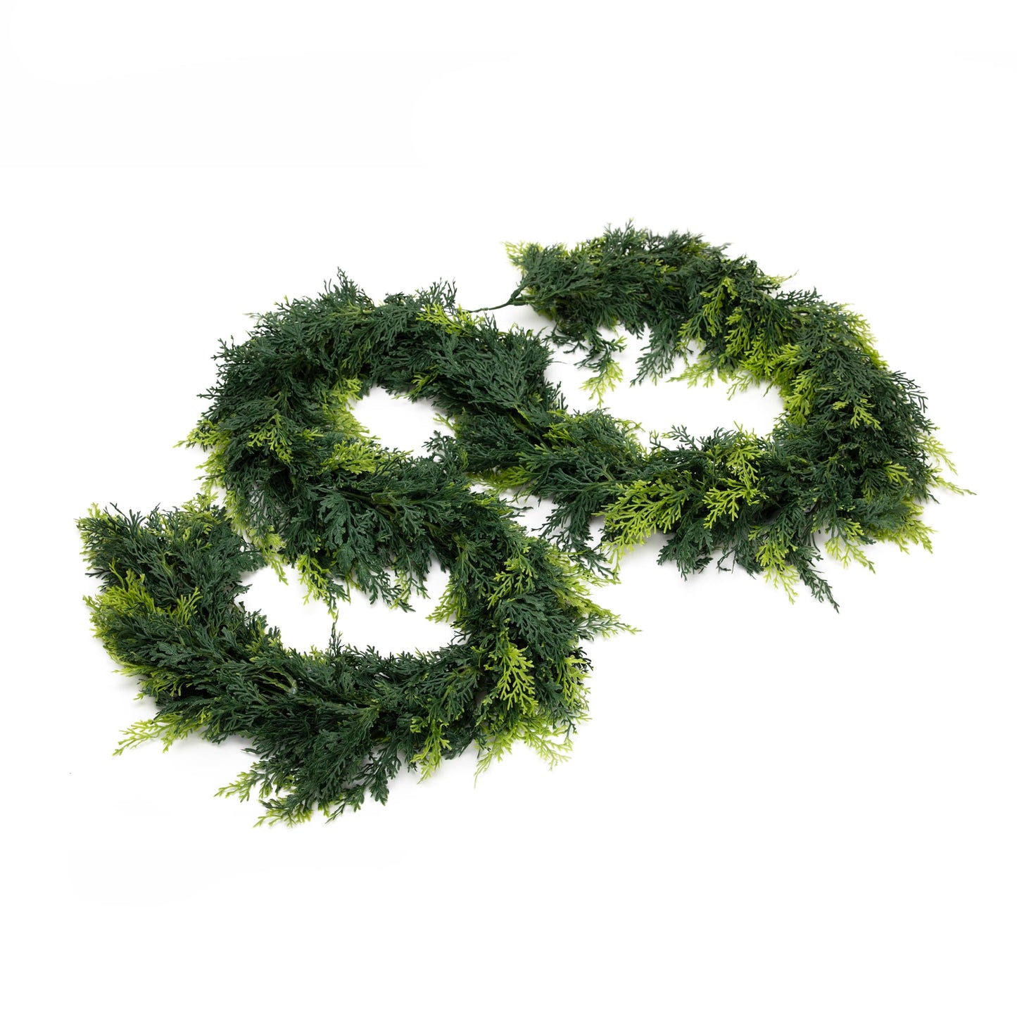 Lescli 6ft Artificial Cedar Garland, Real Touch Pine Garland, Christmas Faux Greenery for Mantle, Fireplace Wall, Table Decor, Christmas Decorations, DIY Crafts