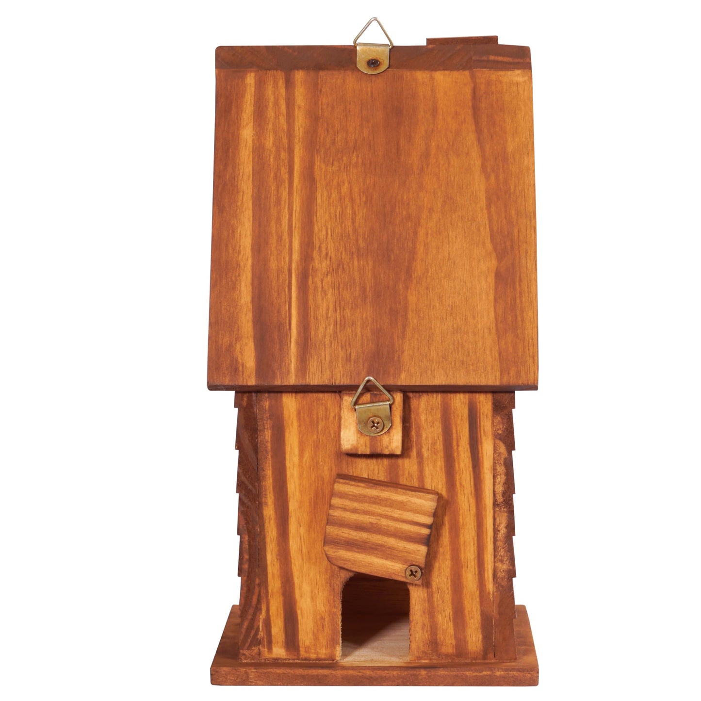 MIXUMON Bird Houses for Outside, Outdoor 2 Bird House Room for 2 Bird Families Bluebird Finch Cardinals Hanging Birdhouse for Garden (Style 11)