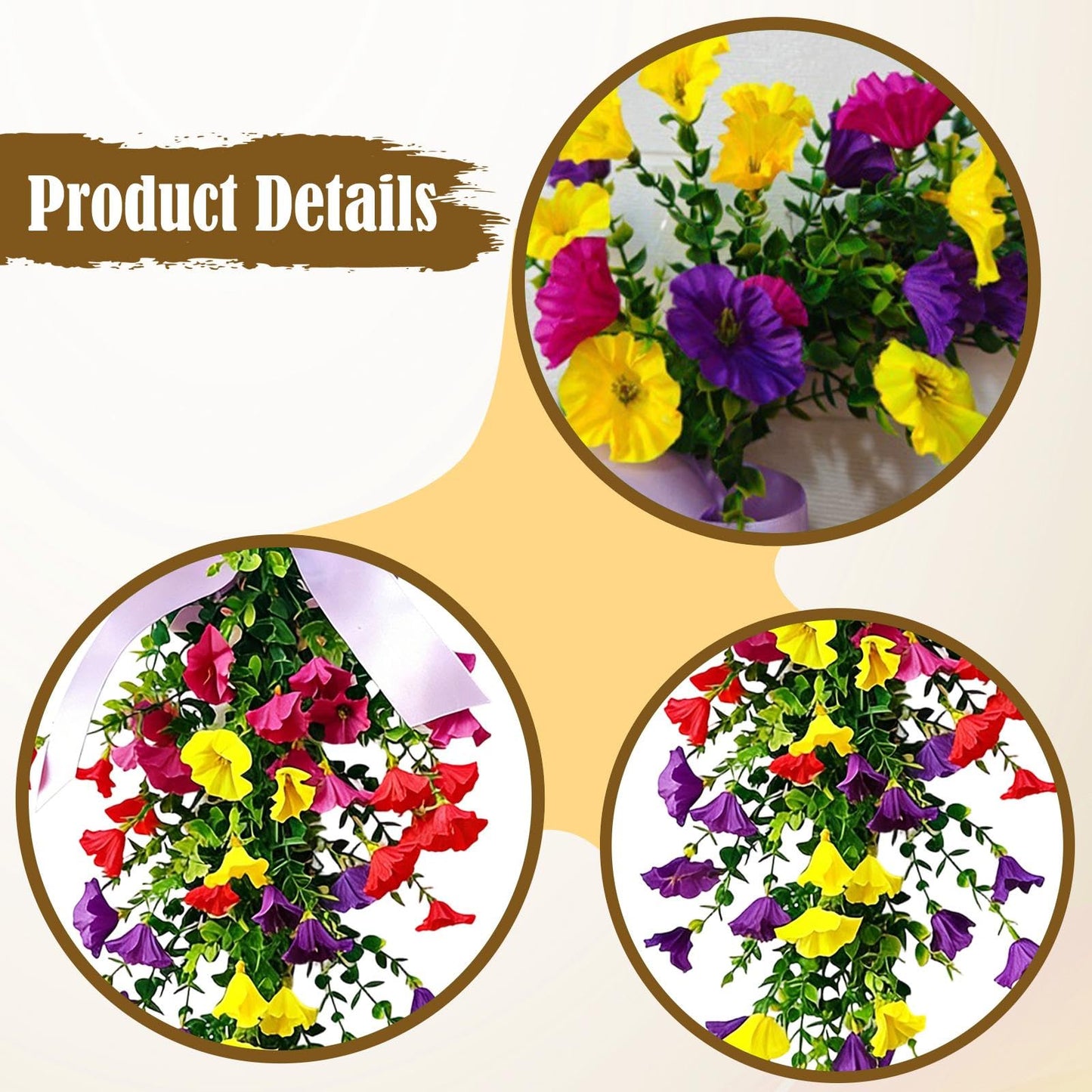 predolo Floral Morning Glory for Holiday Indoor Outdoor Home