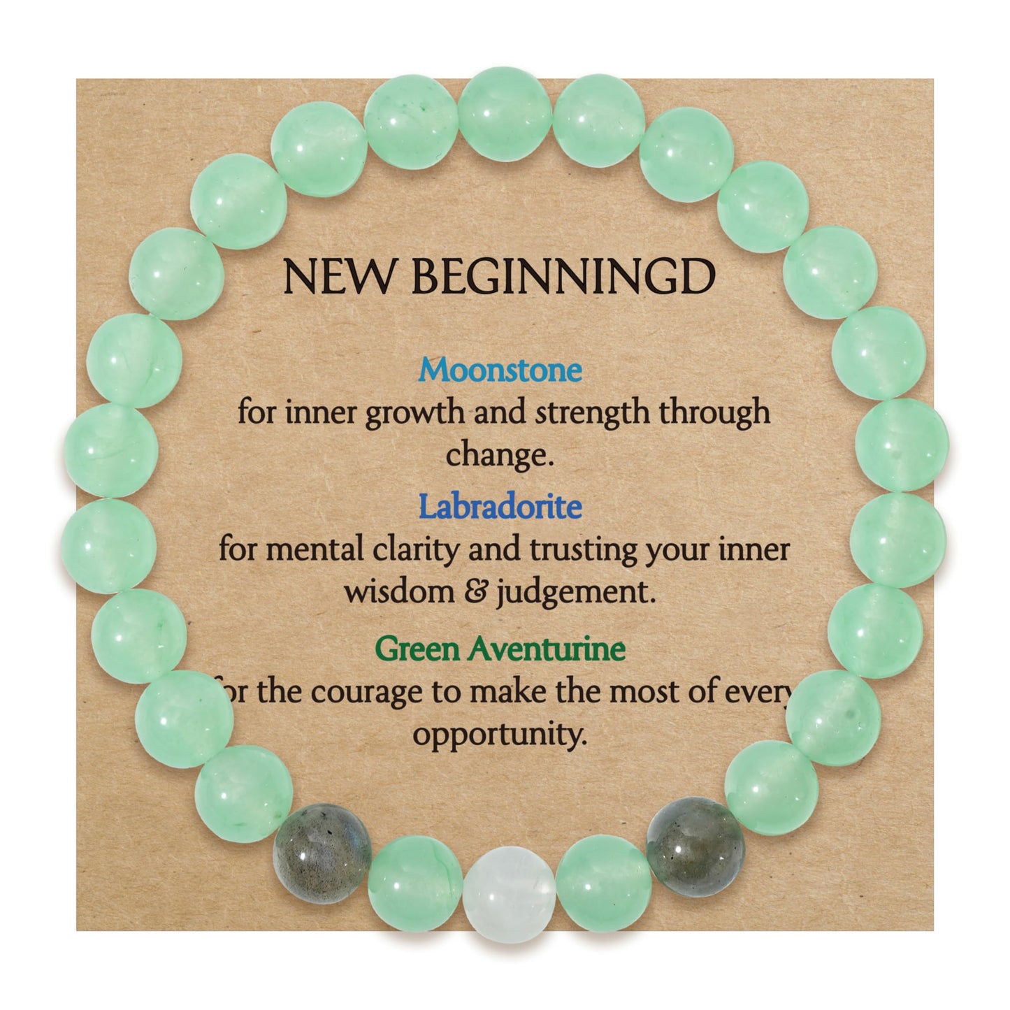 Belloxis Birthday Gifts for Women Friendship Moonstone Stone Beads Bracelets Graduation Friend Coworkers Retirement Christmas Birthday Teacher Thoughtful Nurse Gifts Ideas Her Womens Girls Accessories
