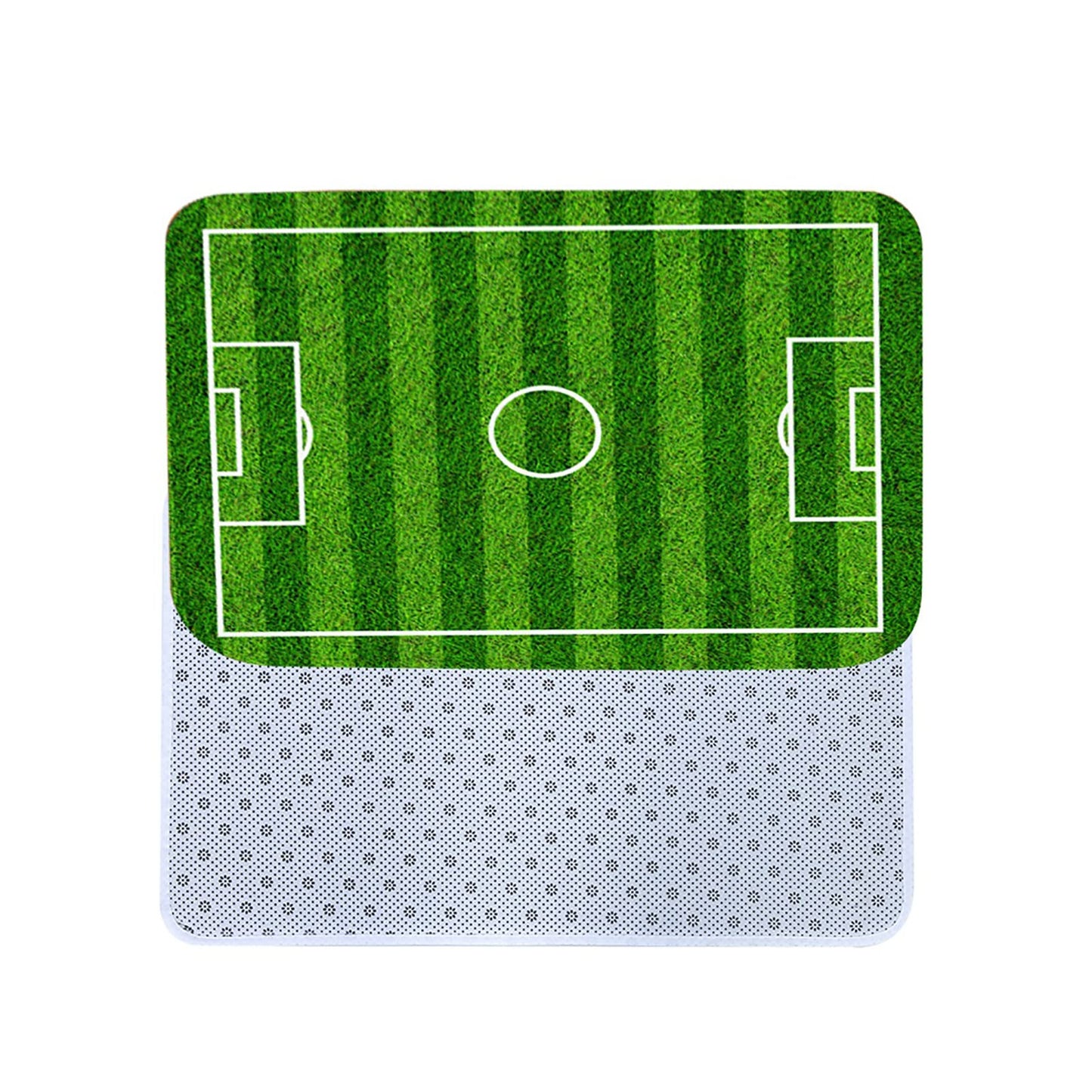 Restokki Foot Pad Non Slip Door Mat, Polyester Non Slip Green Foot Pad for Bathroom Living Room Bedside Table
