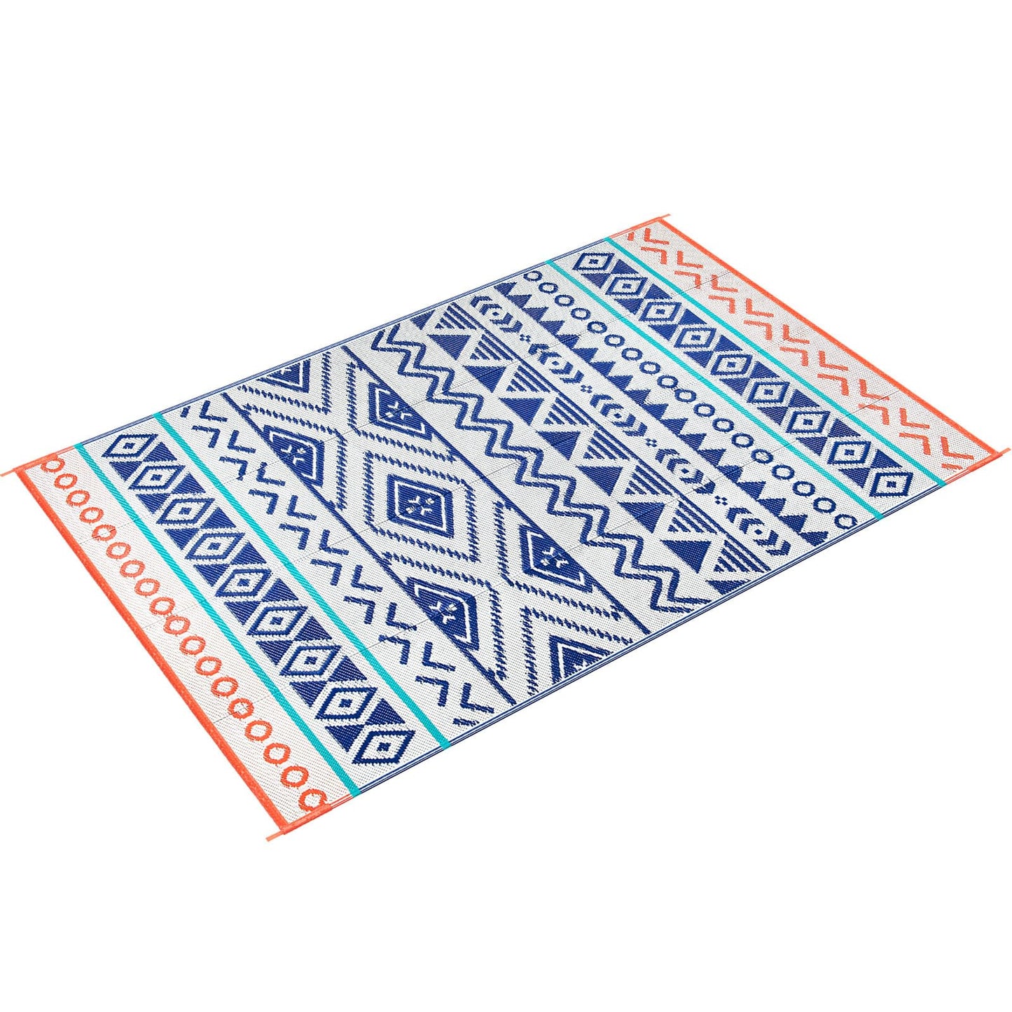 Outdoor Rugs Patio Camping Waterproof - 5x8 Plastic Straw Patio Rug Portable for Campers, Outside RVs Mat, Outdoor Area Carpet for Patios Clearance, Backyard Porch, Balcony, Picnic