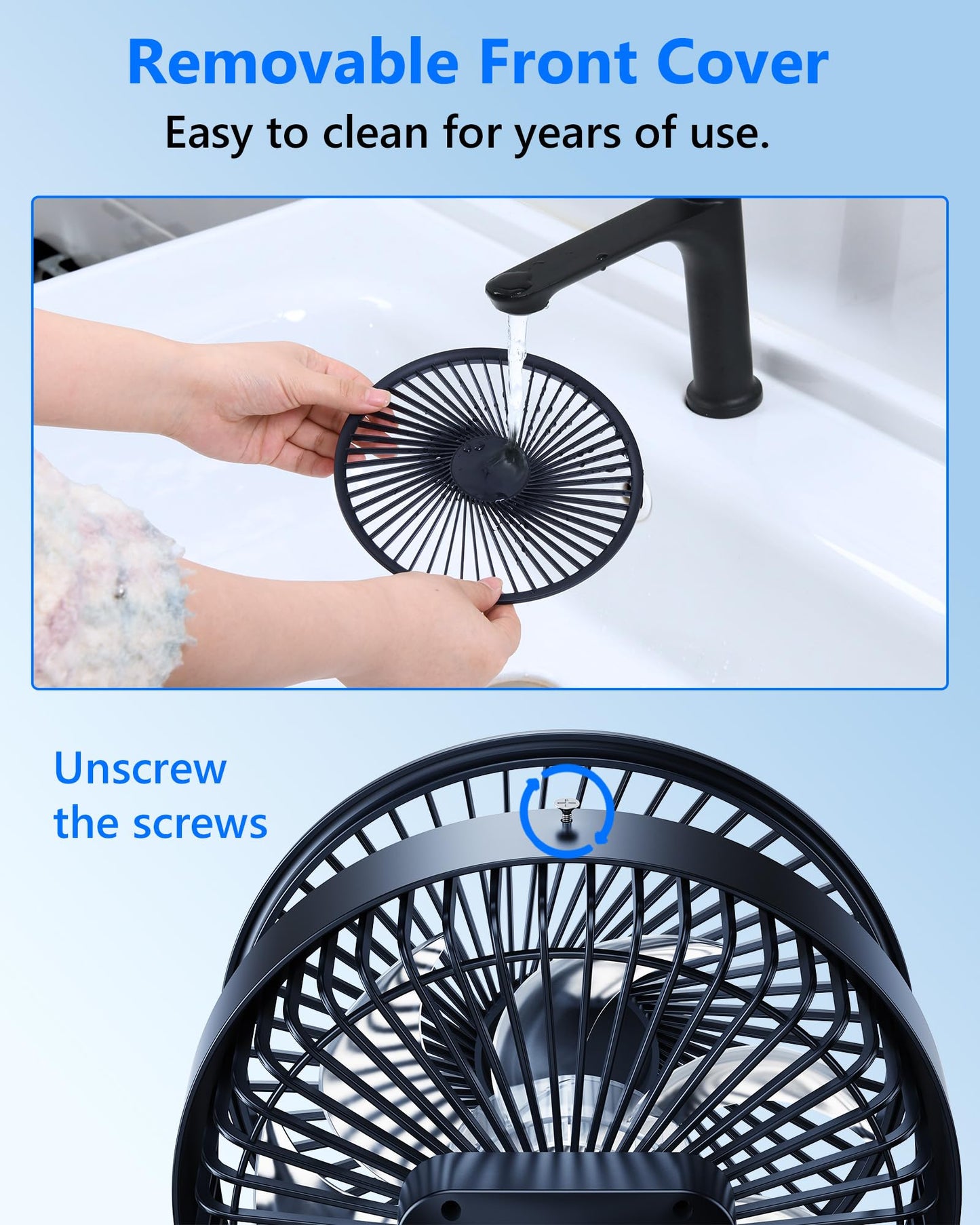 scenein Rechargeable Magnetic Golf Cart Fans That Blow Cold Air, 3000mAh Battery Powered Usb Fan for Golf Cart Cooler 360° Rotatable Compatible with Yamaha, Ezgo, Club Car, Forklift, Cruise Ship