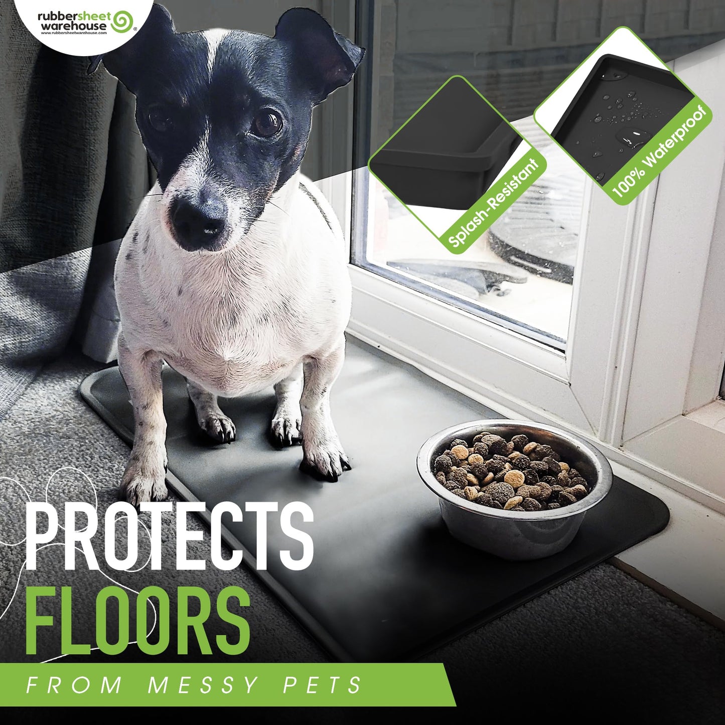 Multi-Purpose Silicone Rubber Mat, Non-Slip Surface, Indoor Outdoor Use, Easy Clean