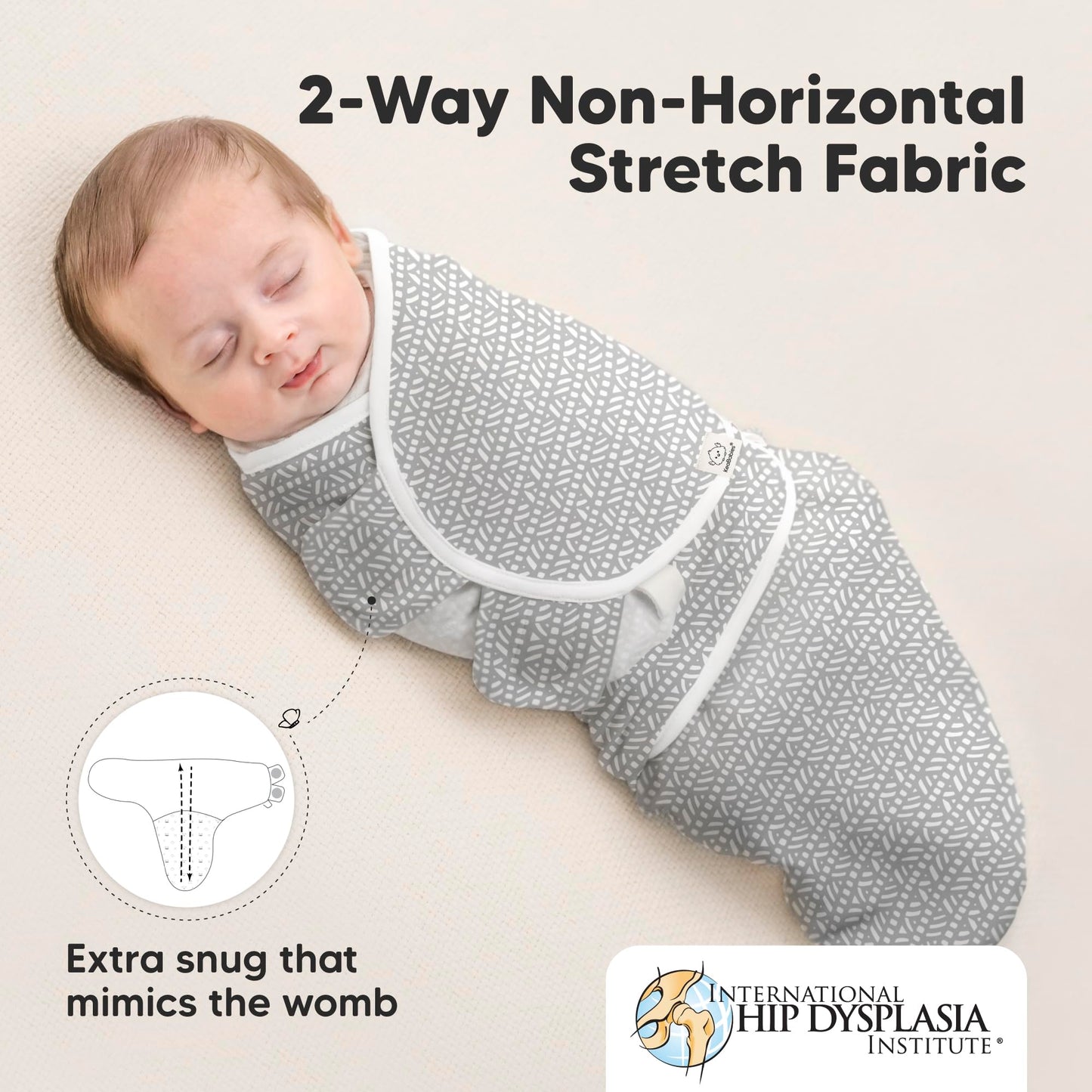 KeaBabies 3-Pack Organic Baby Swaddle Sleep Sacks - Swaddles for Newborns, Infant 0-3 Months, Baby Girls, Boys, Soft & Snug Newborn Sleep Sack, Nursery Swaddling Blankets (Nordic, OS)