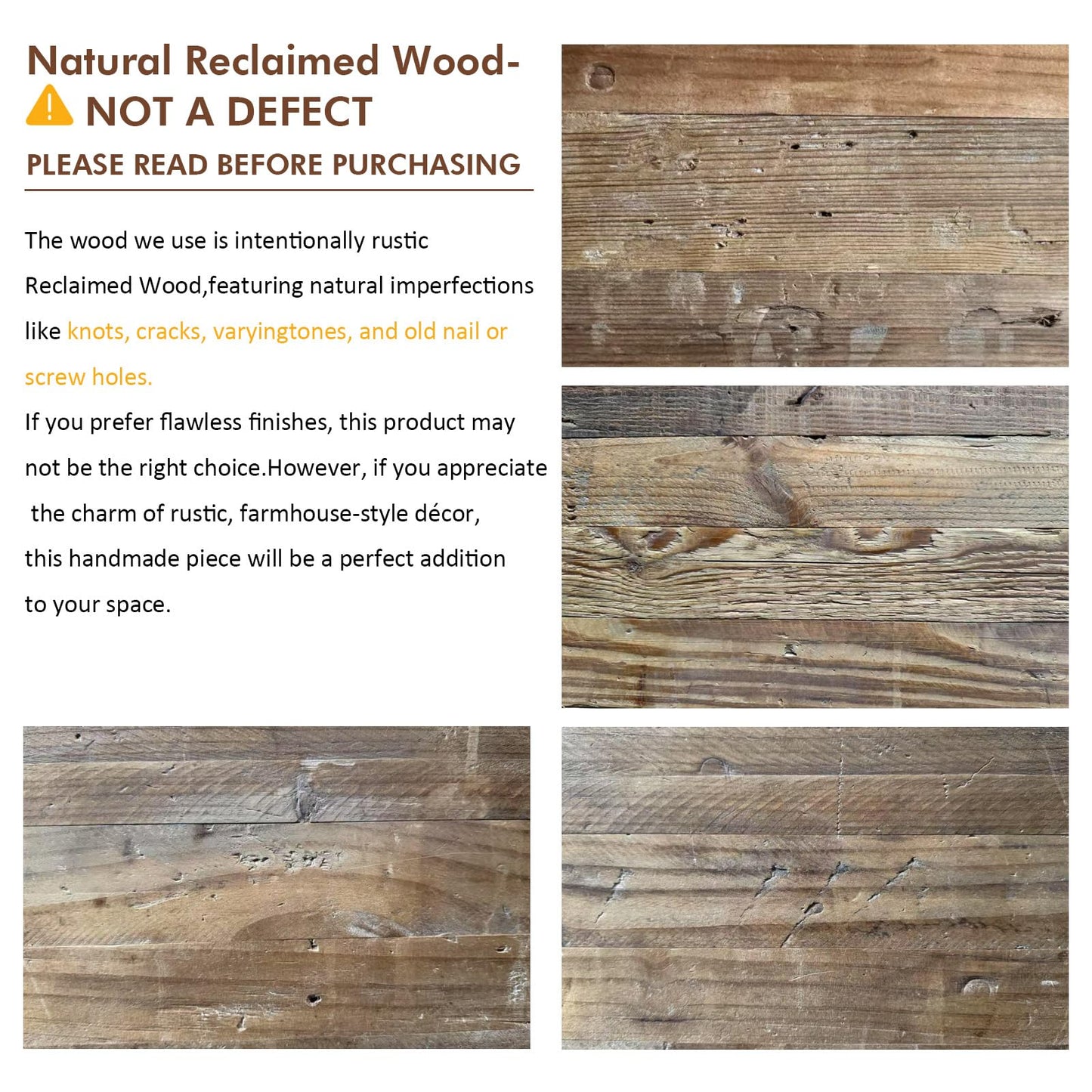HOKYHOKY Reclaimed Solid Wood Bench, 43.3" Farmhouse Entryway Bench for Hallway, Kitchen, Dining, Bedroom, Narrow Indoor Bench with Rustic Charm
