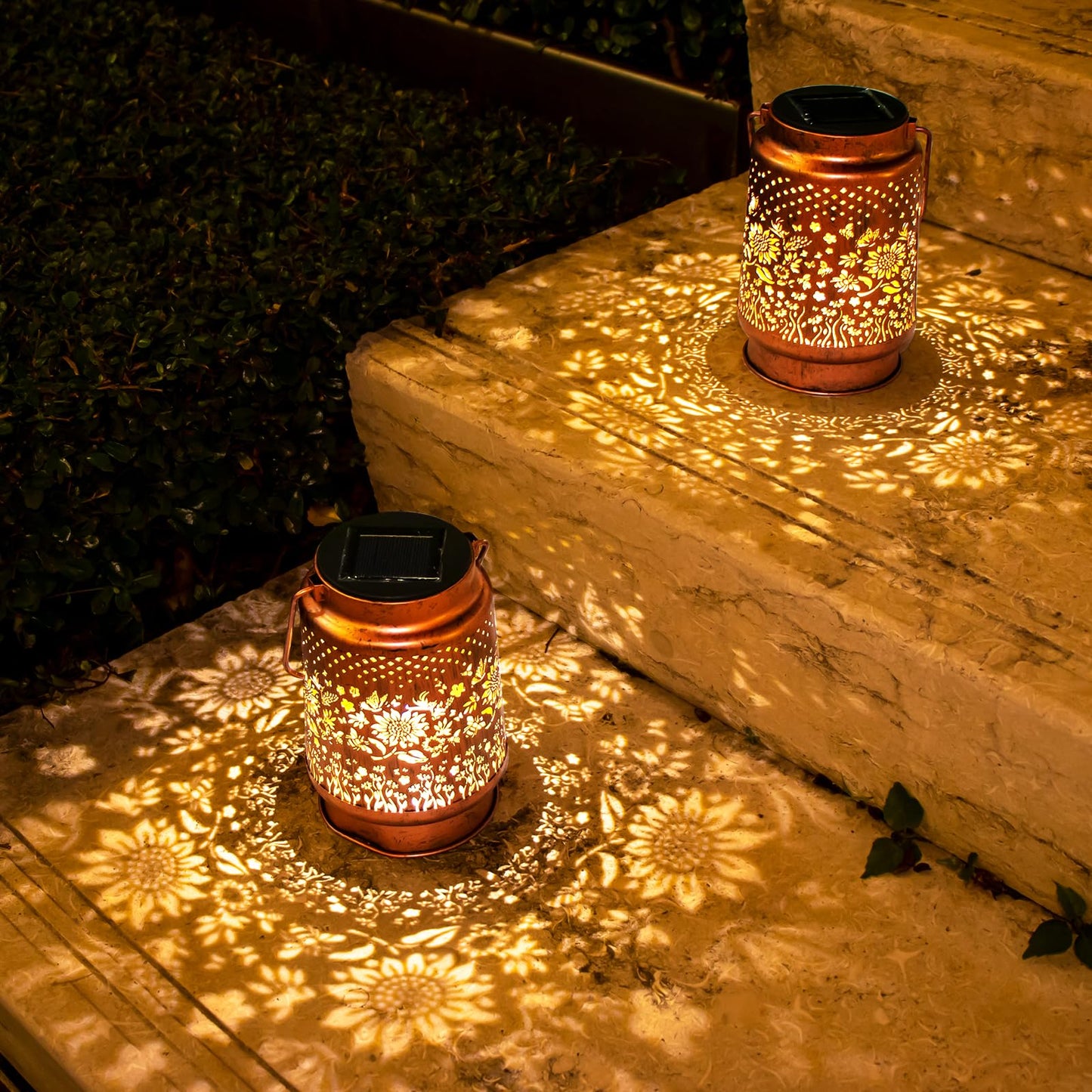 Solar Lanterns Outdoor Garden Decor,Sunflower Birthday,Retirement Gifts for Women, Mom, Grandma, Friend, Thanksgiving, Decorative Waterproof Hanging LED for Yard, Patio, Lawn, Landscape, Backyard
