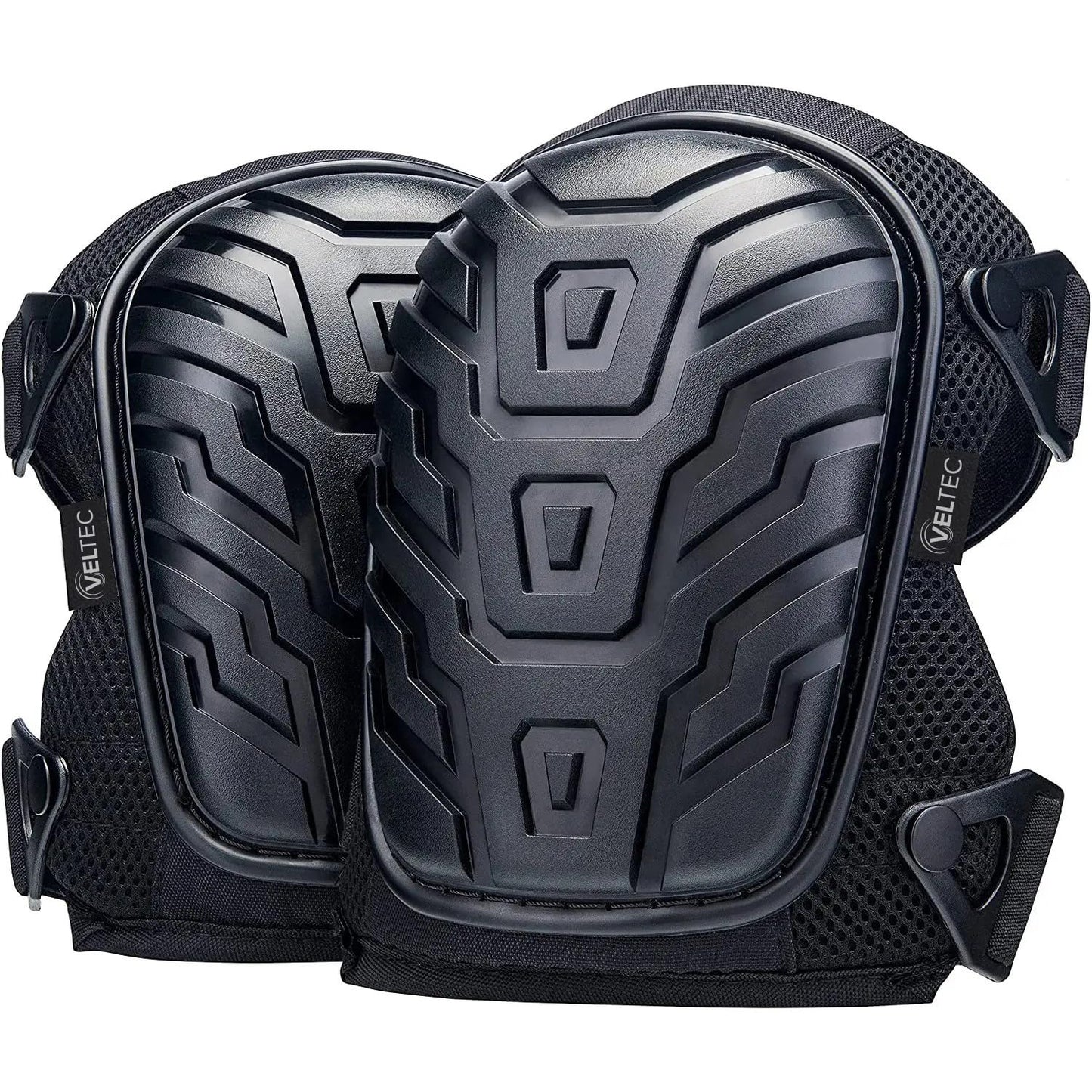 Veltec Premium Knee Pads for Work with Soft Foam and Gel Cushion - Heavy Duty Pads & Adjustable Non-Slip Straps - Pro Protection & Comfortable for Construction, Gardening, Flooring, Roofing and More