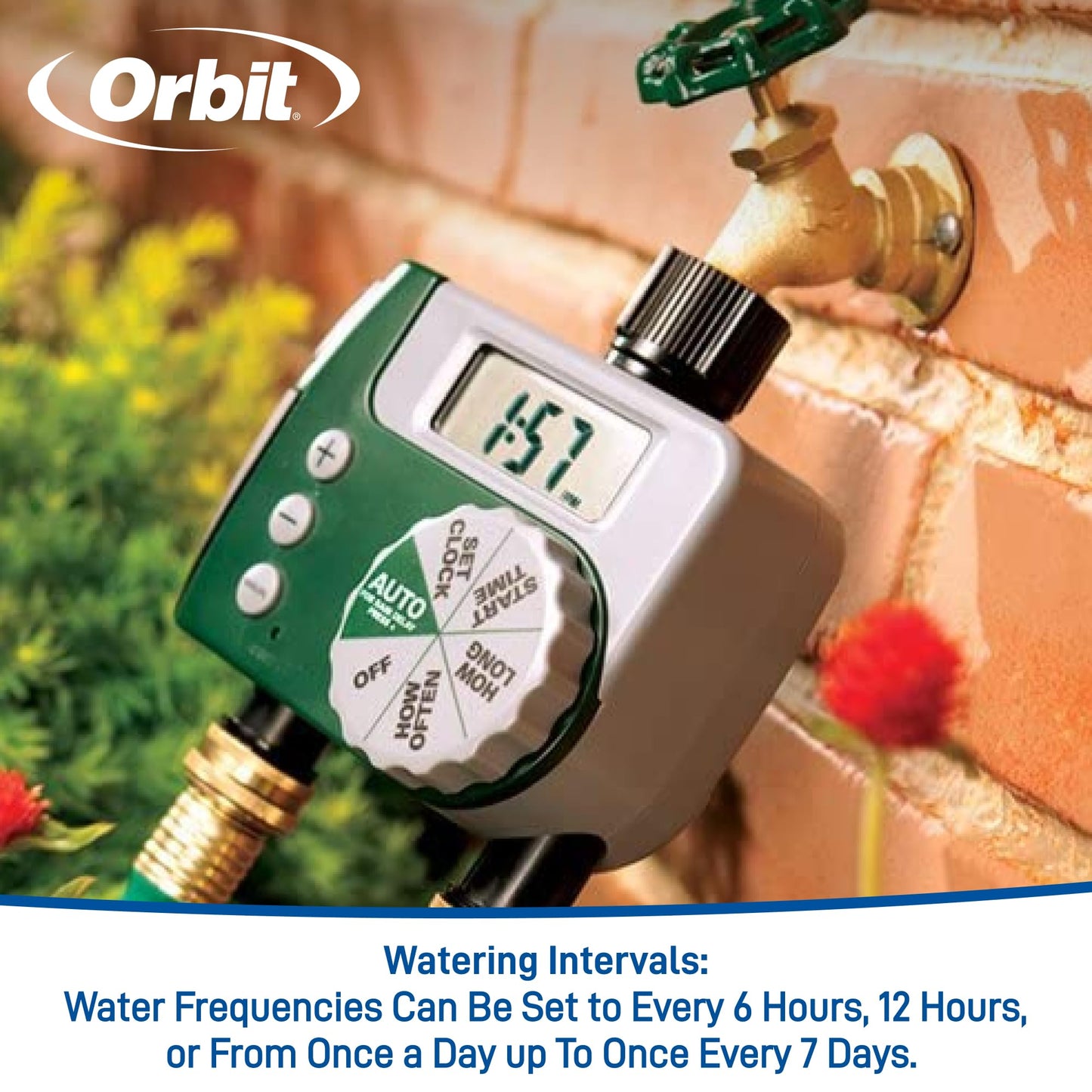 Orbit 58910 2-Outlet Programmable Digital Hose Watering Timer